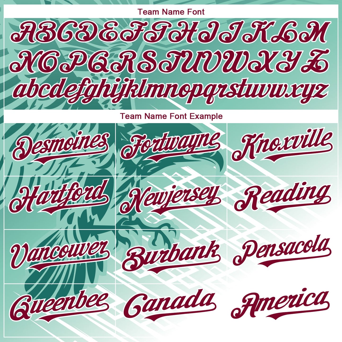 Custom Teal Crimson-White 3D Pattern Design Animal Eagle Authentic Baseball Jersey - Sky-Custom