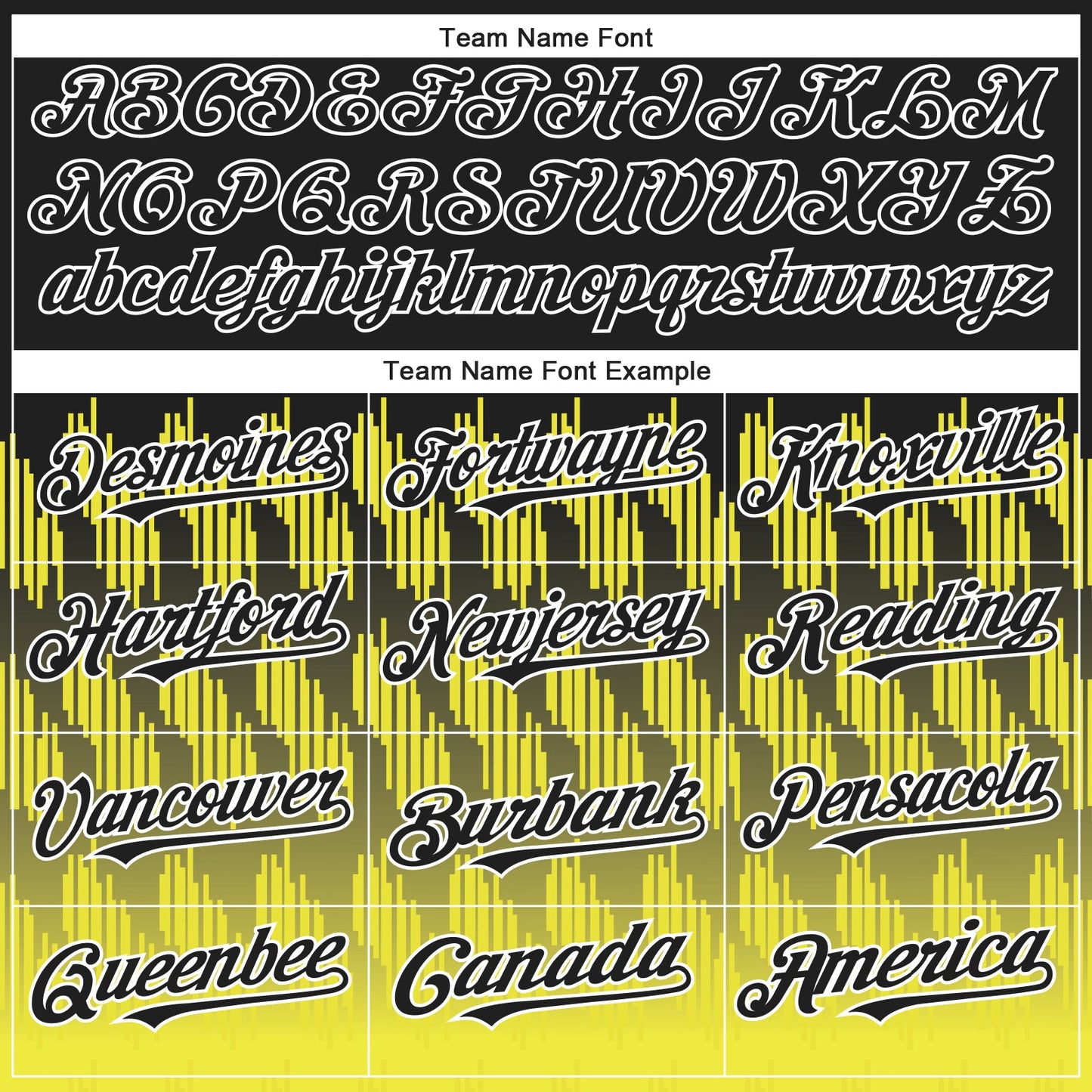 Custom Black Light Yellow-White 3D Pattern Design Lines Authentic Baseball Jersey - Sky-Custom
