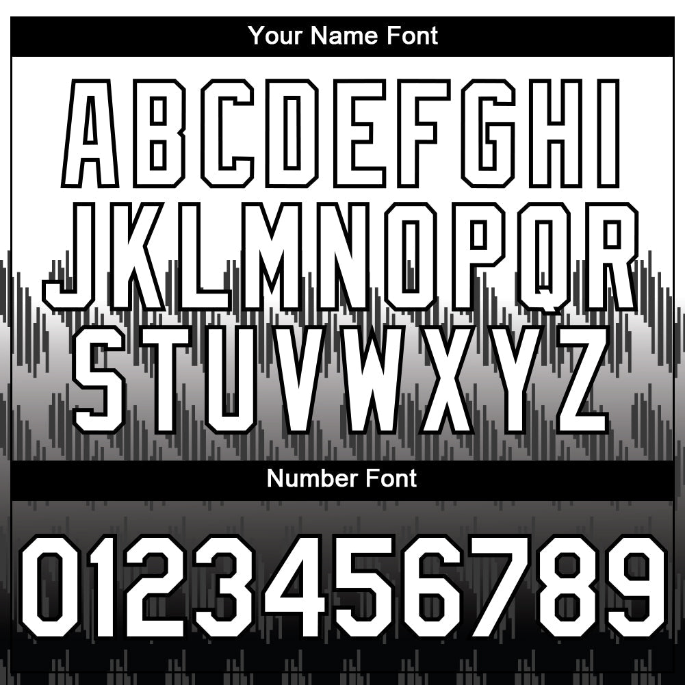 Custom White Black 3D Pattern Design Lines Authentic Baseball Jersey - Sky-Custom