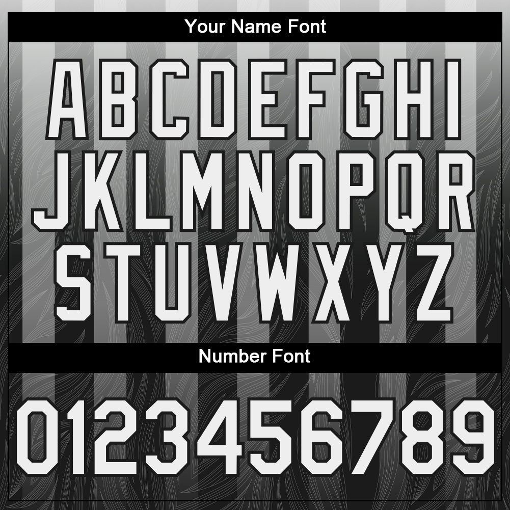 Custom Gray White-Black 3D Pattern Design Stripes Authentic Baseball Jersey - Sky-Custom