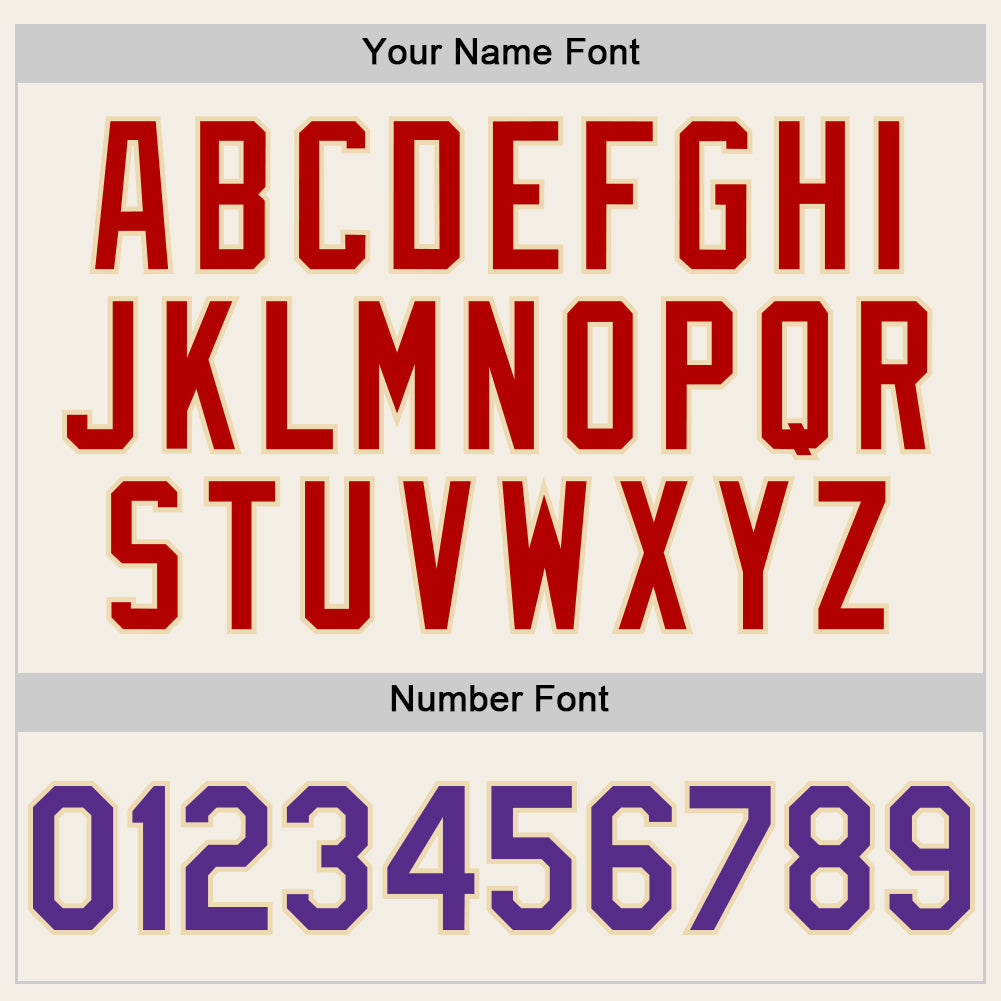 Custom Cream Purple-Red 3D Pattern Design Confetti Authentic Baseball Jersey - Sky-Custom