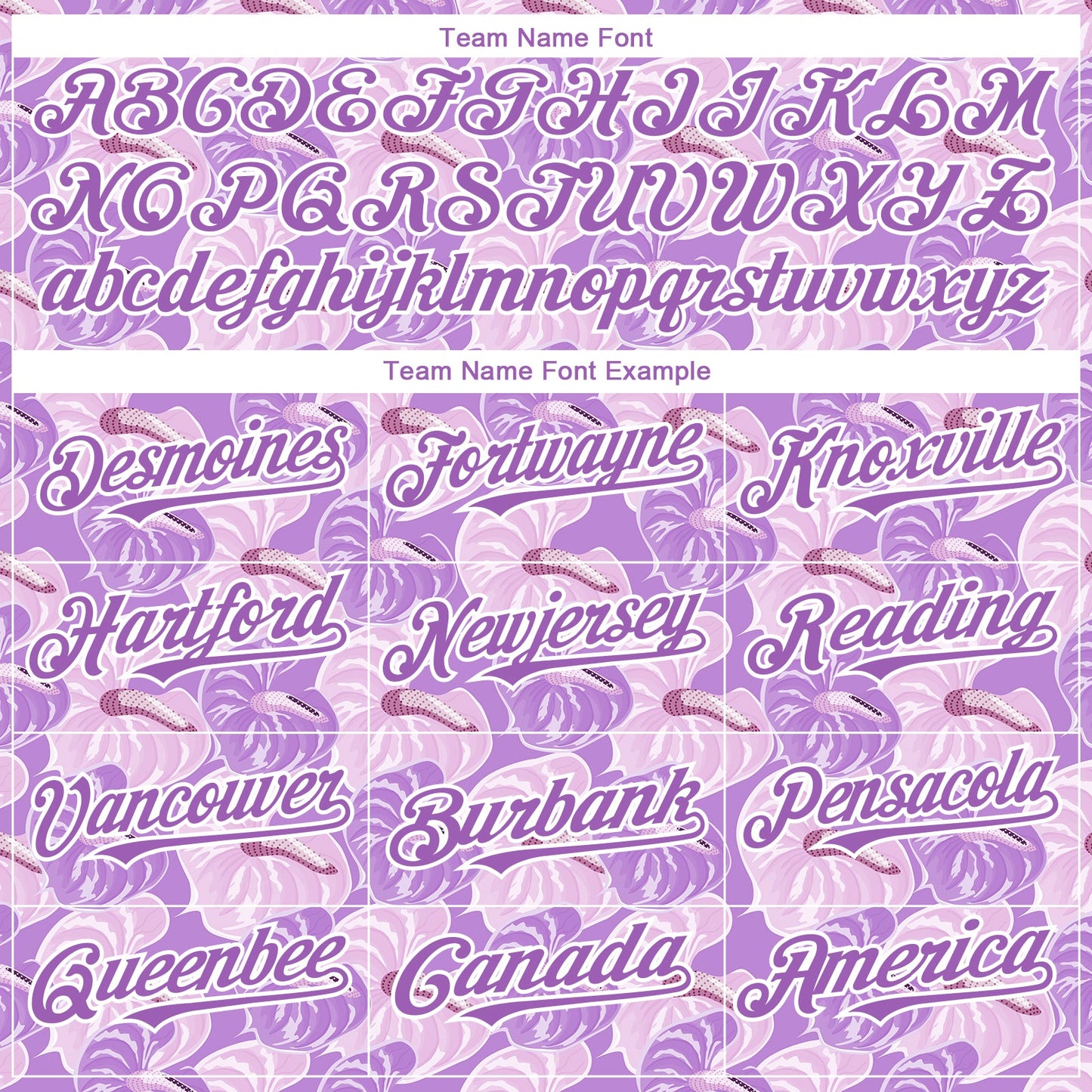Custom Light Purple White 3D Pattern Design Tropical Anthurium Flower Authentic Baseball Jersey - Sky-Custom