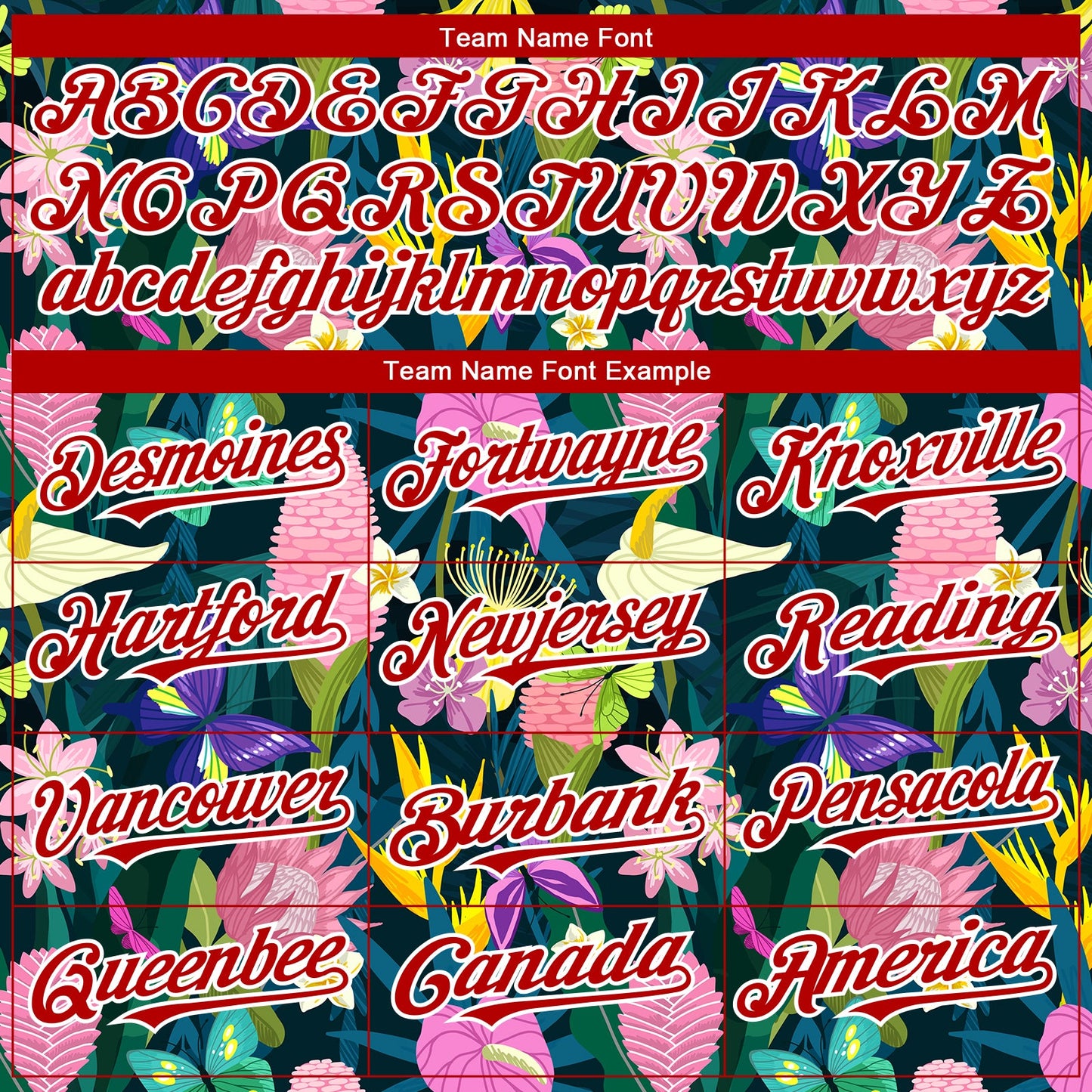 Custom Black Red-White 3D Pattern Design Tropical Anthurium Flower Authentic Baseball Jersey - Sky-Custom