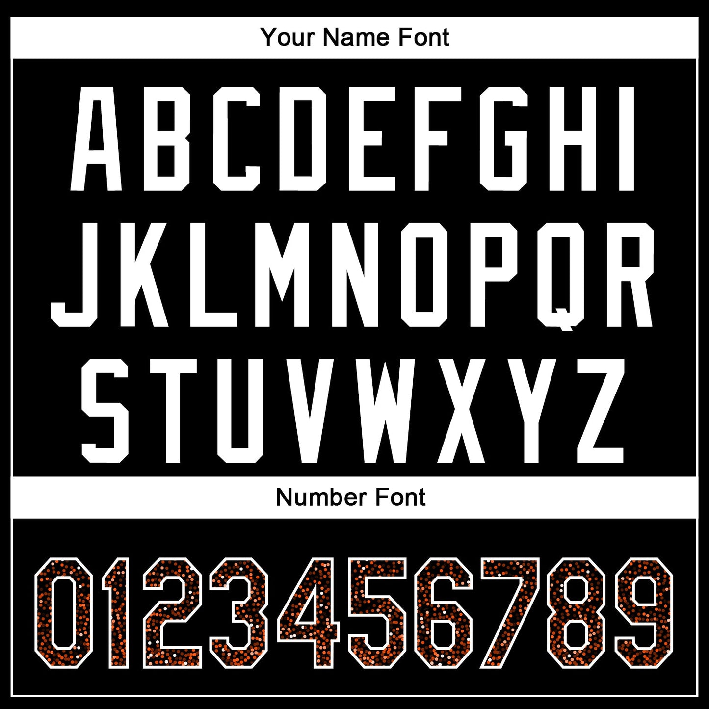 Custom Black Orange-White 3D Pattern Design Abstract Colorful Glittering Dot Authentic Baseball Jersey - Sky-Custom