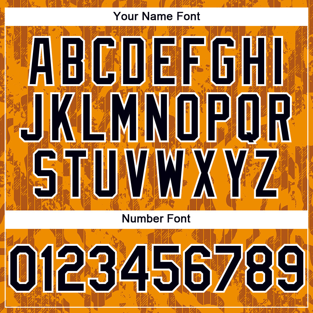 Custom Bay Orange Black-White 3D Pattern Design Abstract Fluid Authentic Baseball Jersey - Sky-Custom