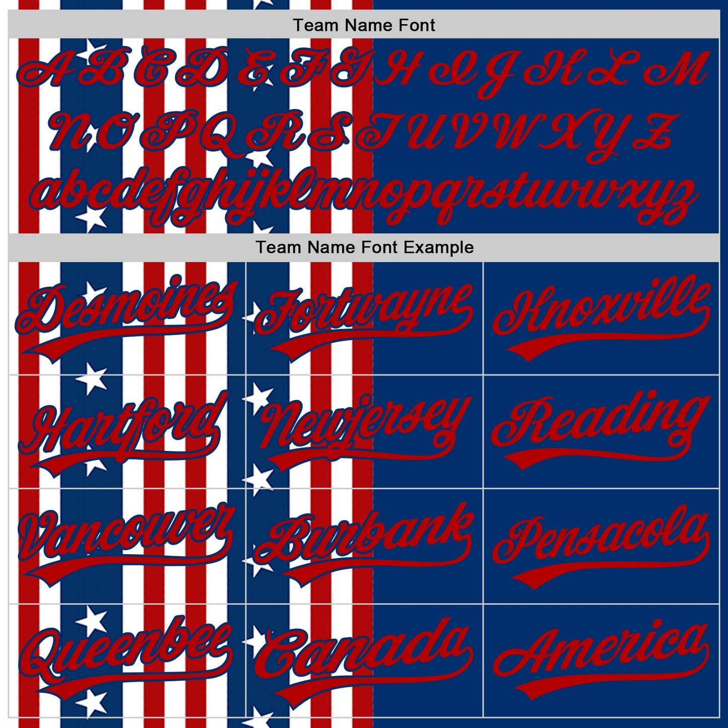 Custom US Navy Blue Red 3D American Flag And Star Authentic Baseball Jersey - Sky-Custom
