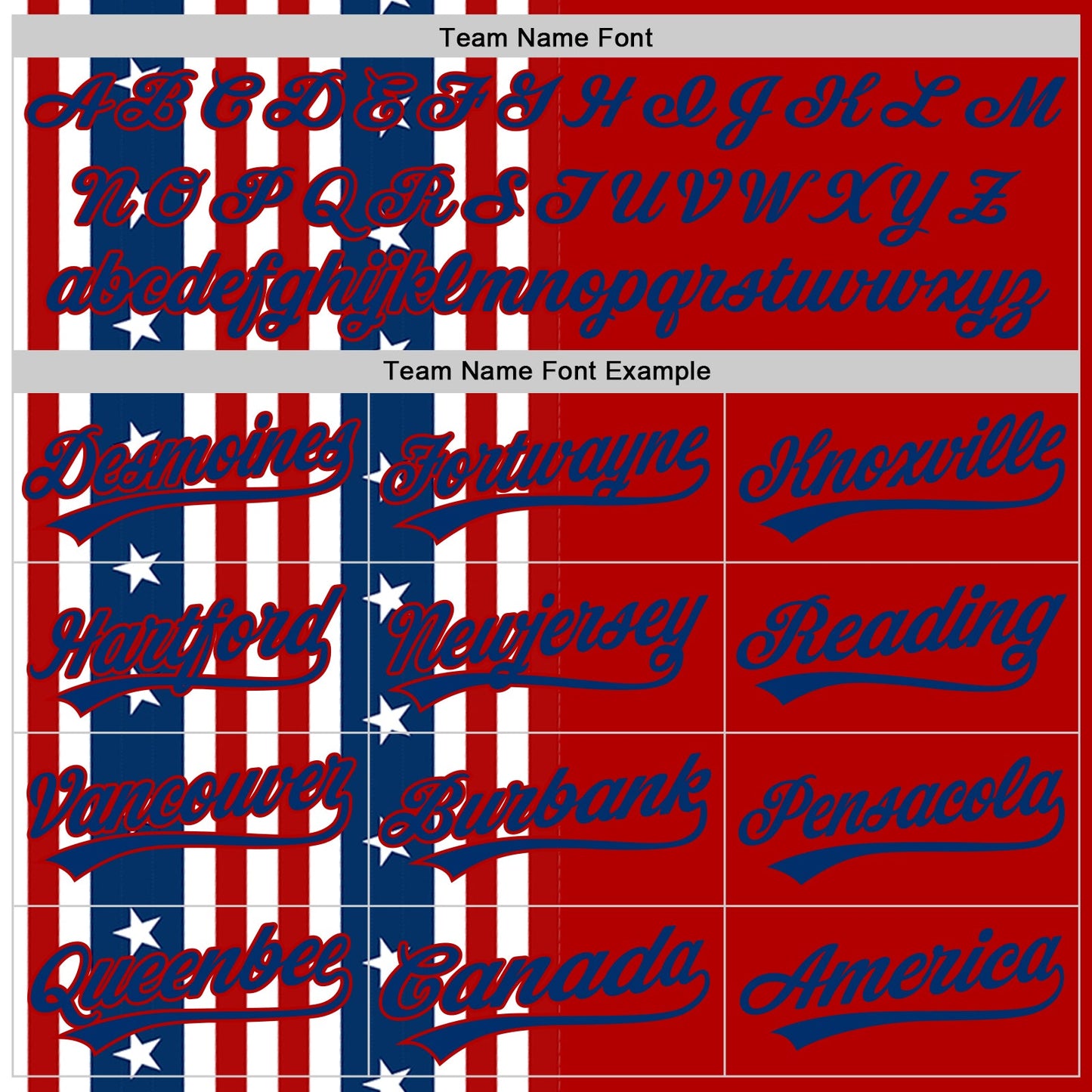 Custom Red US Navy Blue 3D American Flag And Star Authentic Baseball Jersey - Sky-Custom