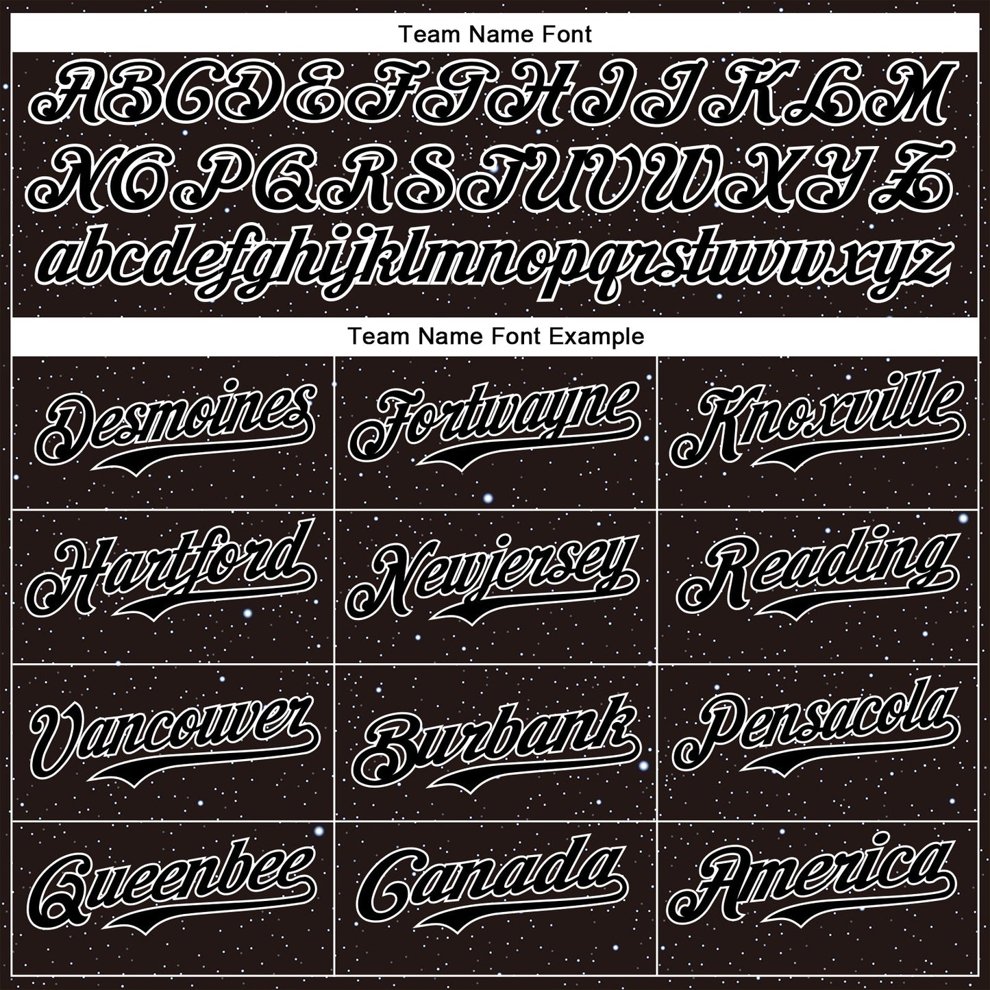 Custom Black White 3D Pattern Design Starry Sky Authentic Baseball Jersey - Sky-Custom