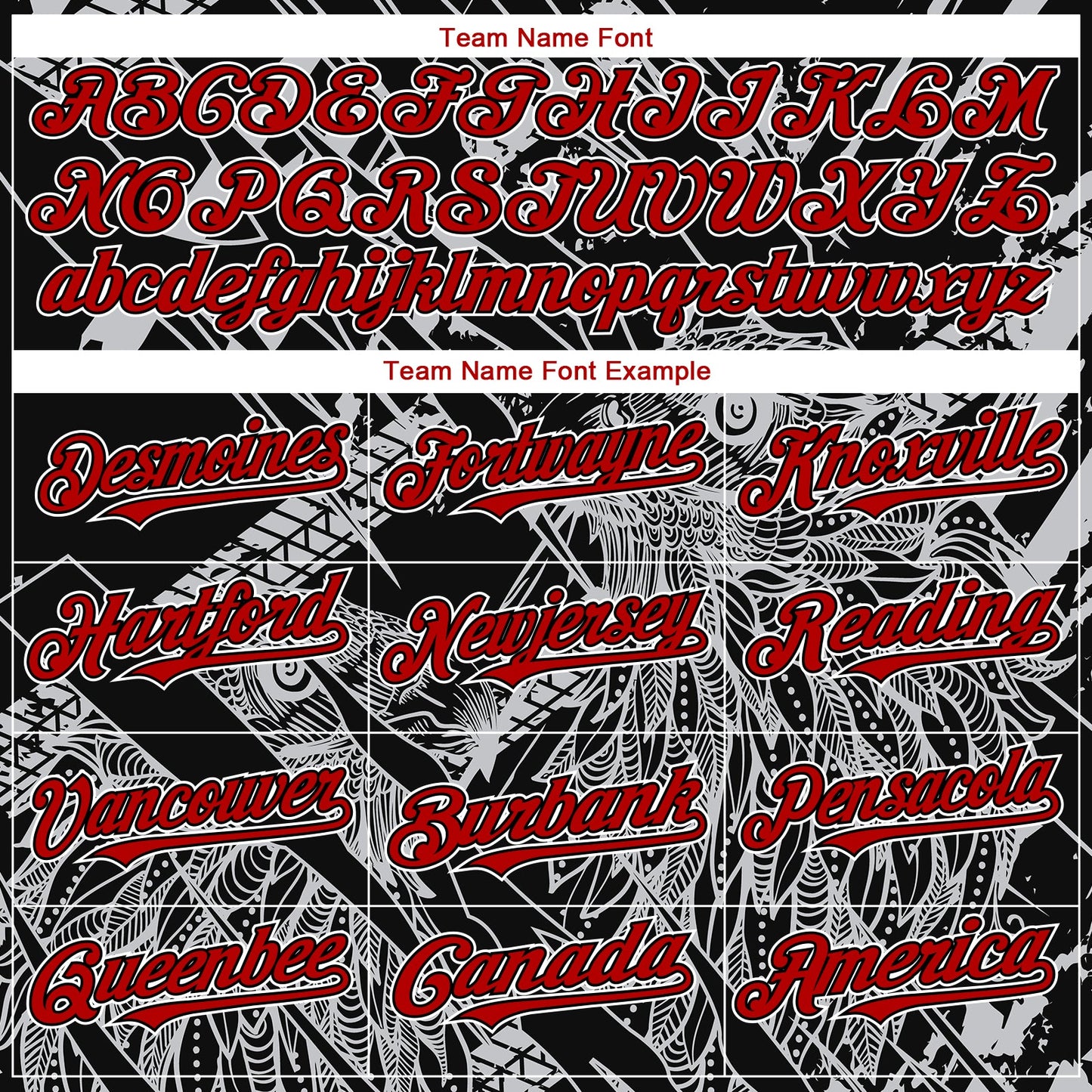 Custom Black Red-White 3D Pattern Design Animal Eagle Authentic Baseball Jersey - Sky-Custom