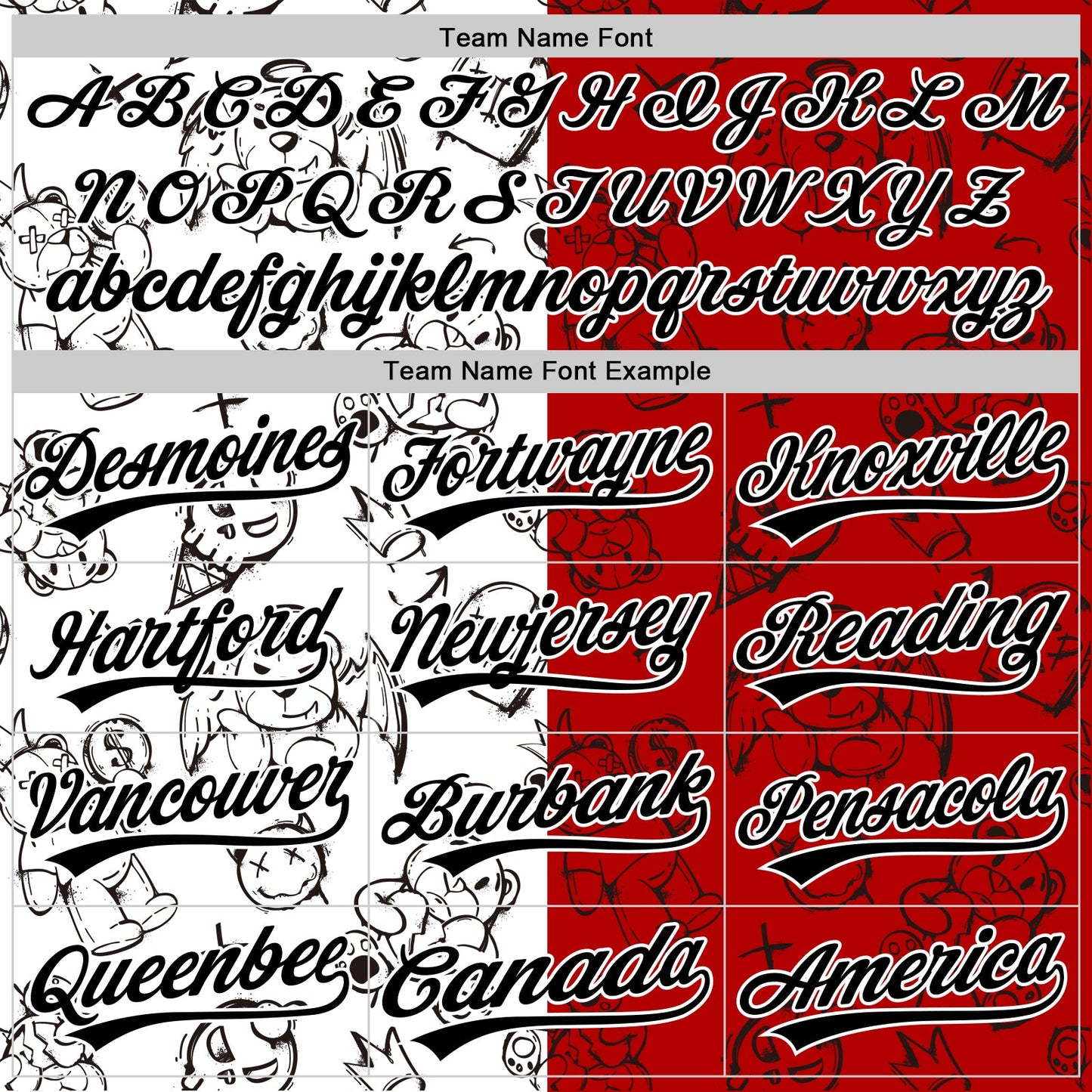 Custom Red Black-White 3D Pattern Halloween Authentic Baseball Jersey - Sky-Custom