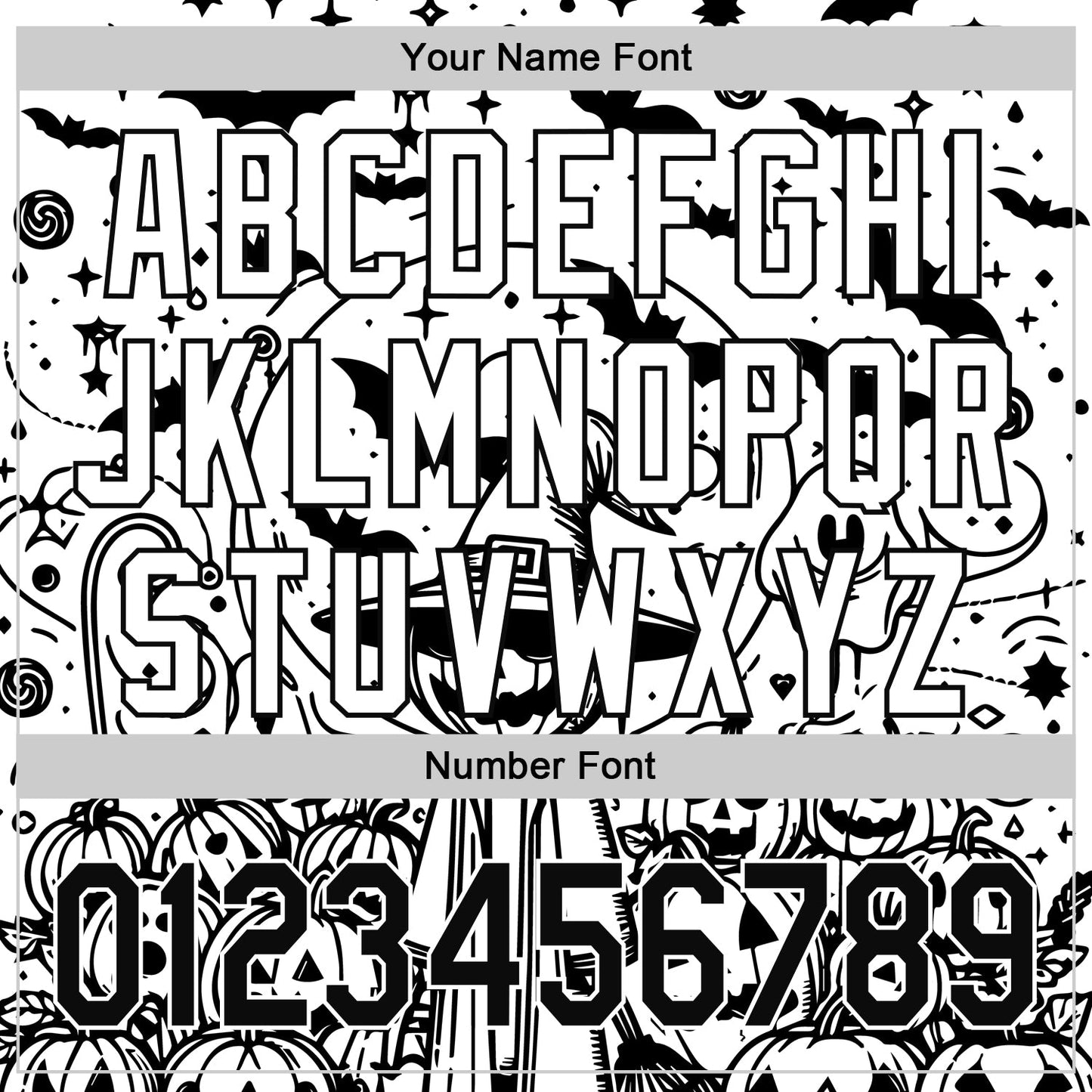 Custom White Black 3D Halloween Authentic Baseball Jersey - Sky-Custom