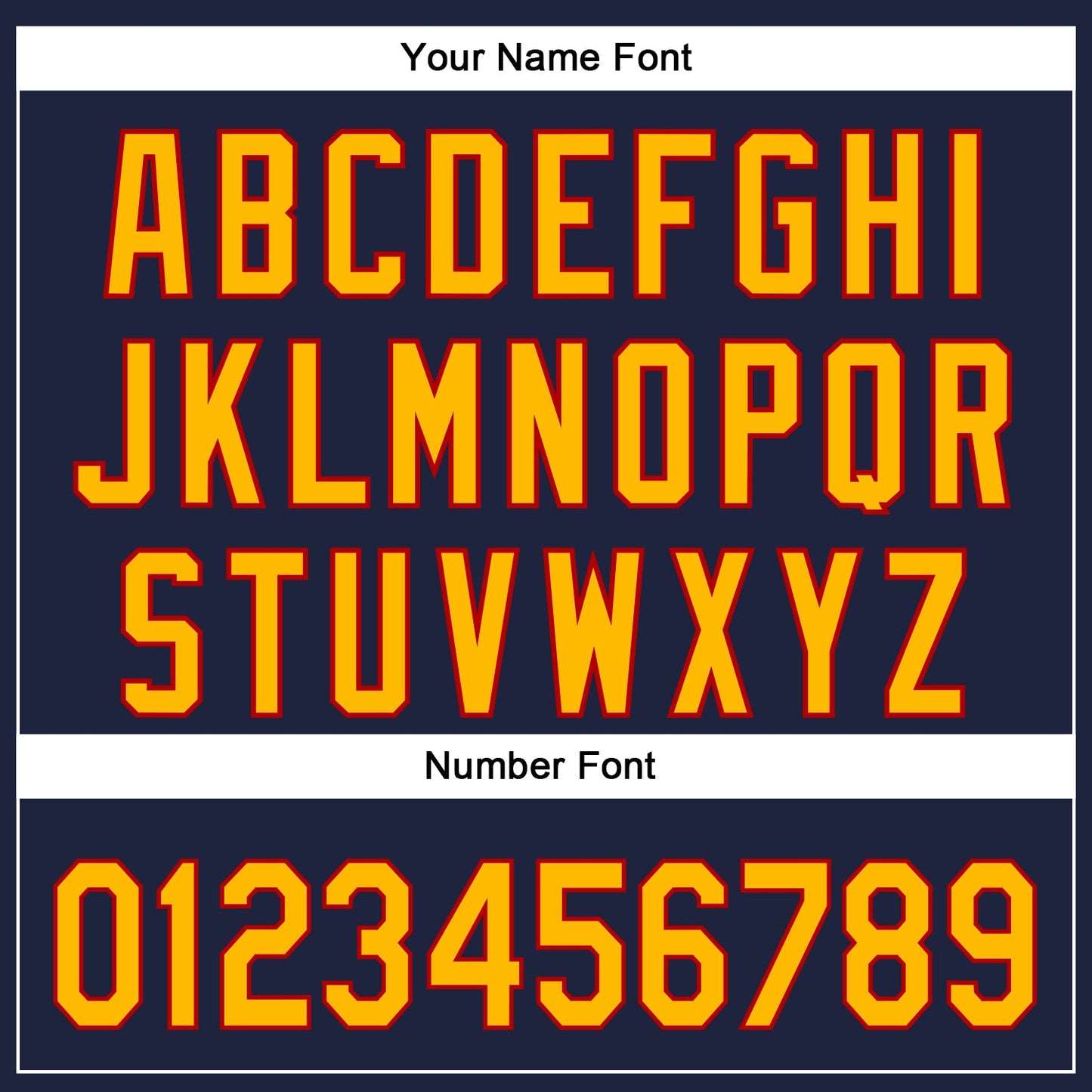 Custom Navy Gold-Red 3D Halloween Authentic Baseball Jersey - Sky-Custom