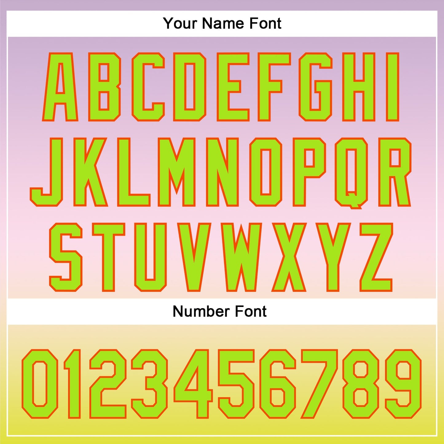 Custom Light Purple Neon Green Light Pink-Orange 3D Halloween Authentic Fade Baseball Jersey - Sky-Custom