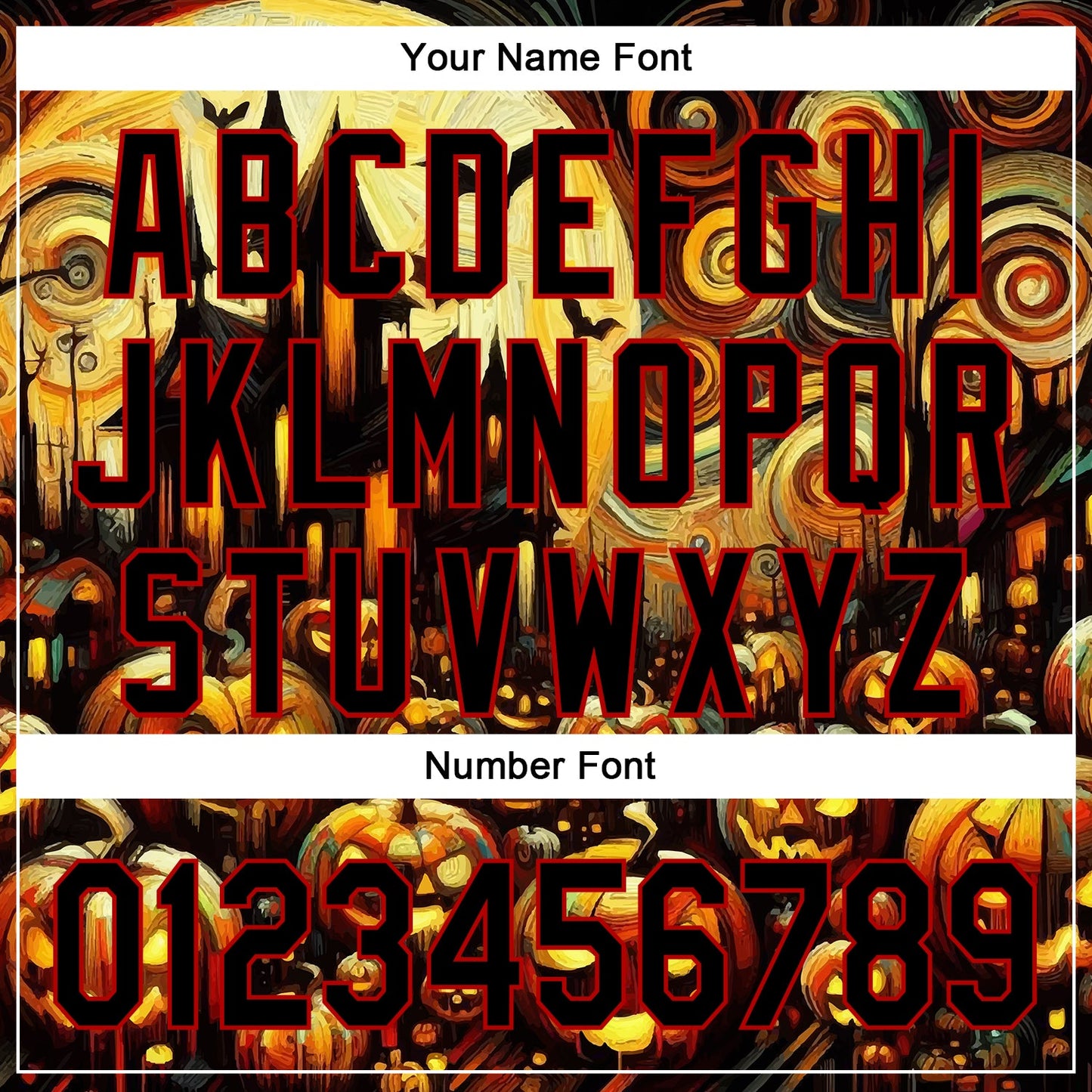 Custom Black Red 3D Halloween Authentic Baseball Jersey - Sky-Custom