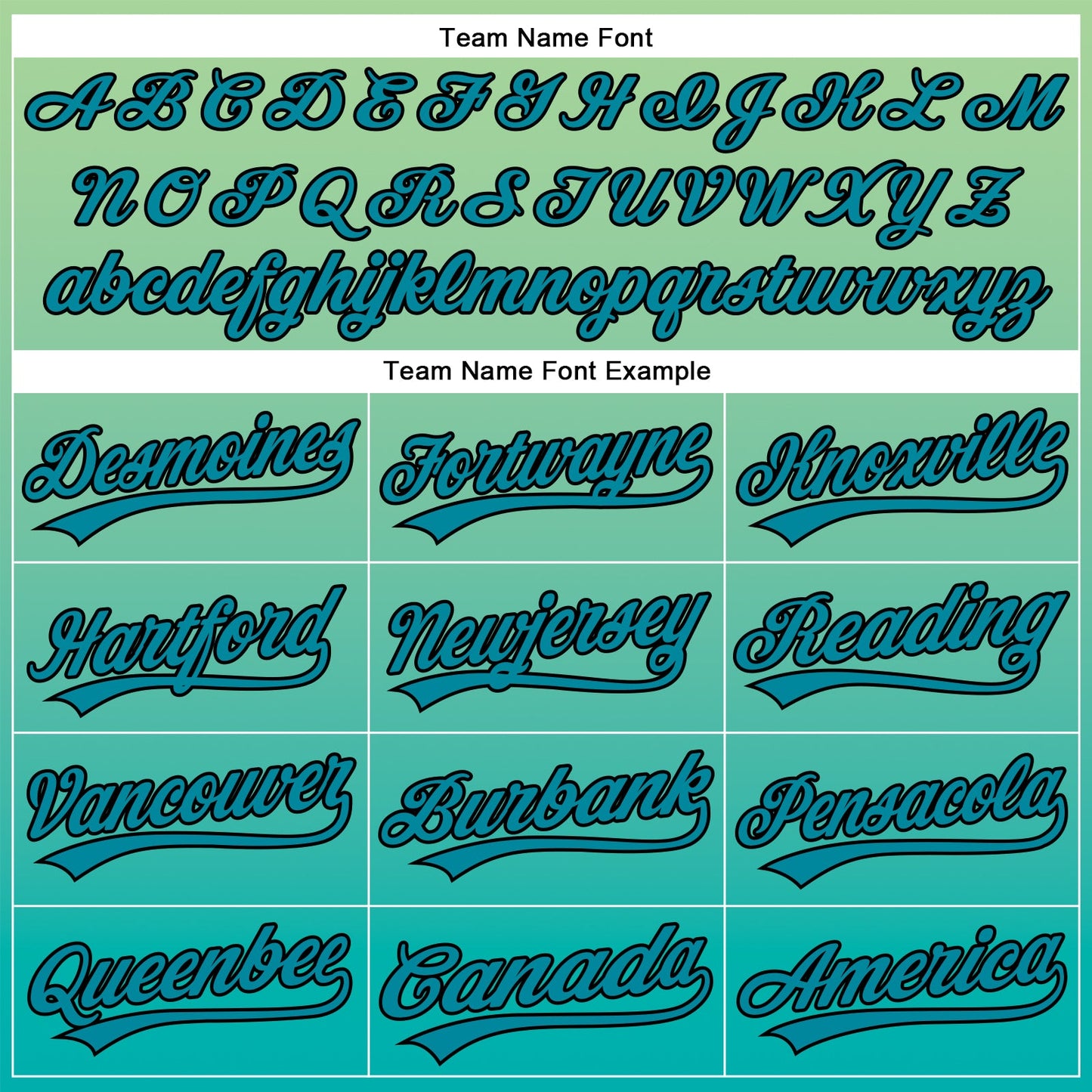Custom Pea Green Teal-Black 3D Halloween Authentic Baseball Jersey - Sky-Custom
