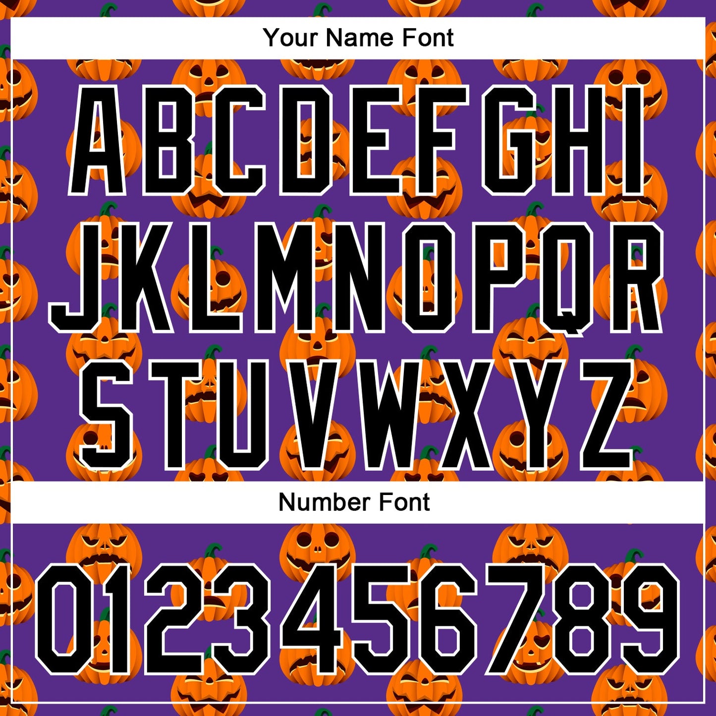 Custom Purple Black-White 3D Halloween Authentic Baseball Jersey - Sky-Custom