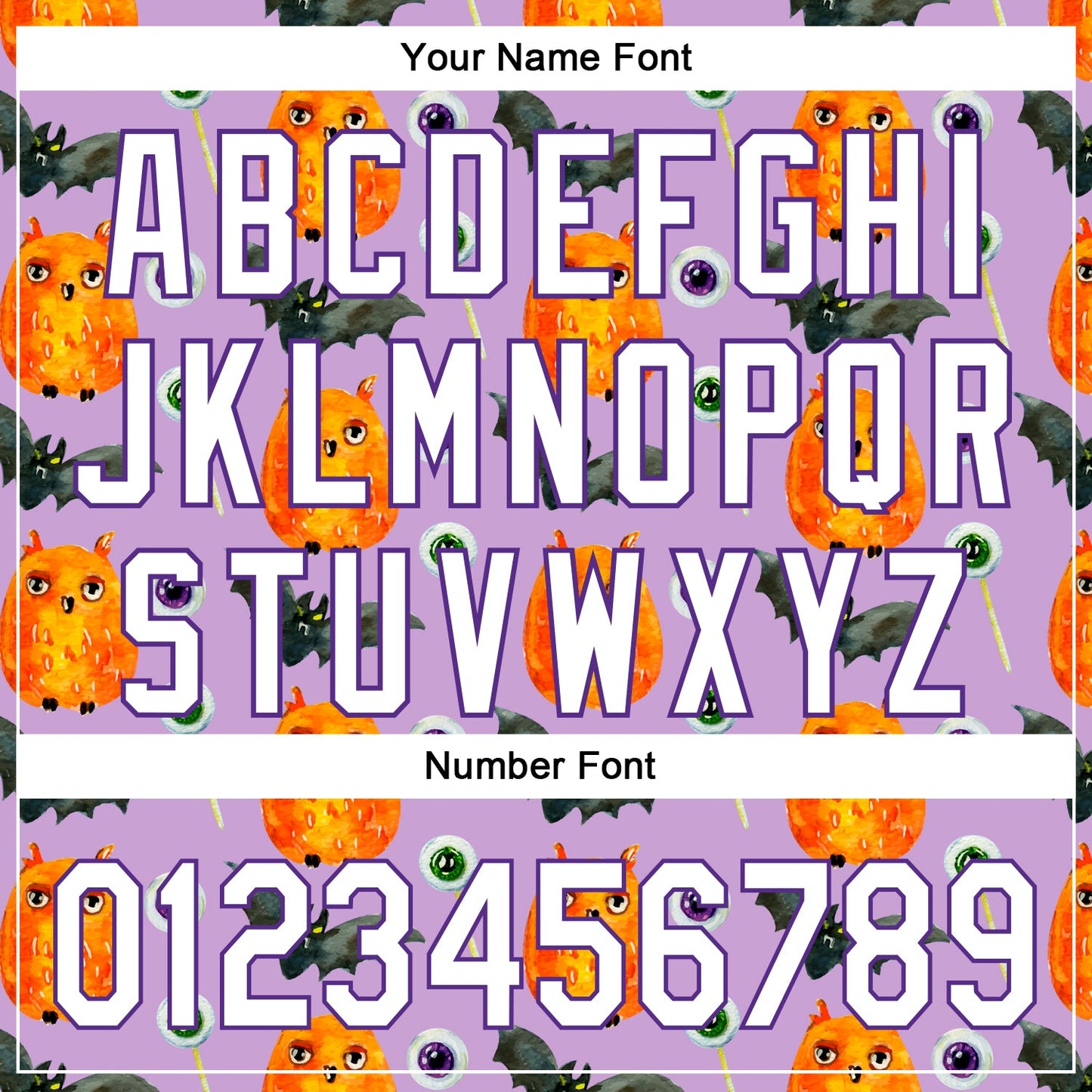 Custom Light Purple White-Purple 3D Halloween Authentic Baseball Jersey - Sky-Custom