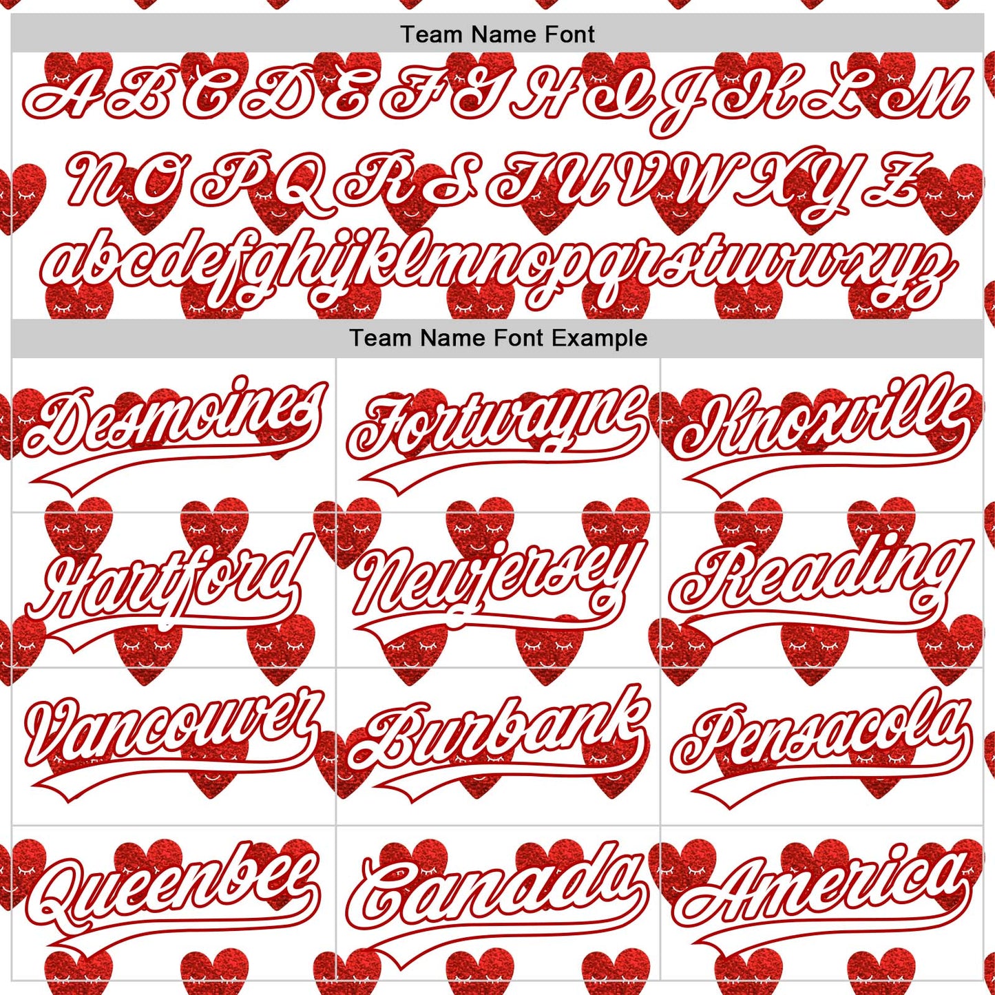 Custom White Red 3D Love Heart Valentine's Day Authentic Baseball Jersey - Sky-Custom