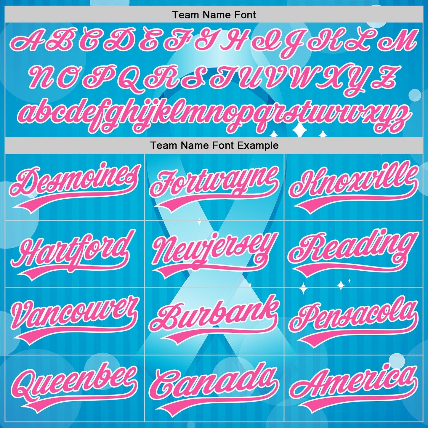 Custom Sky Blue Pink-White 3D Prostate Cancer Ribbon Authentic Baseball Jersey - Sky-Custom