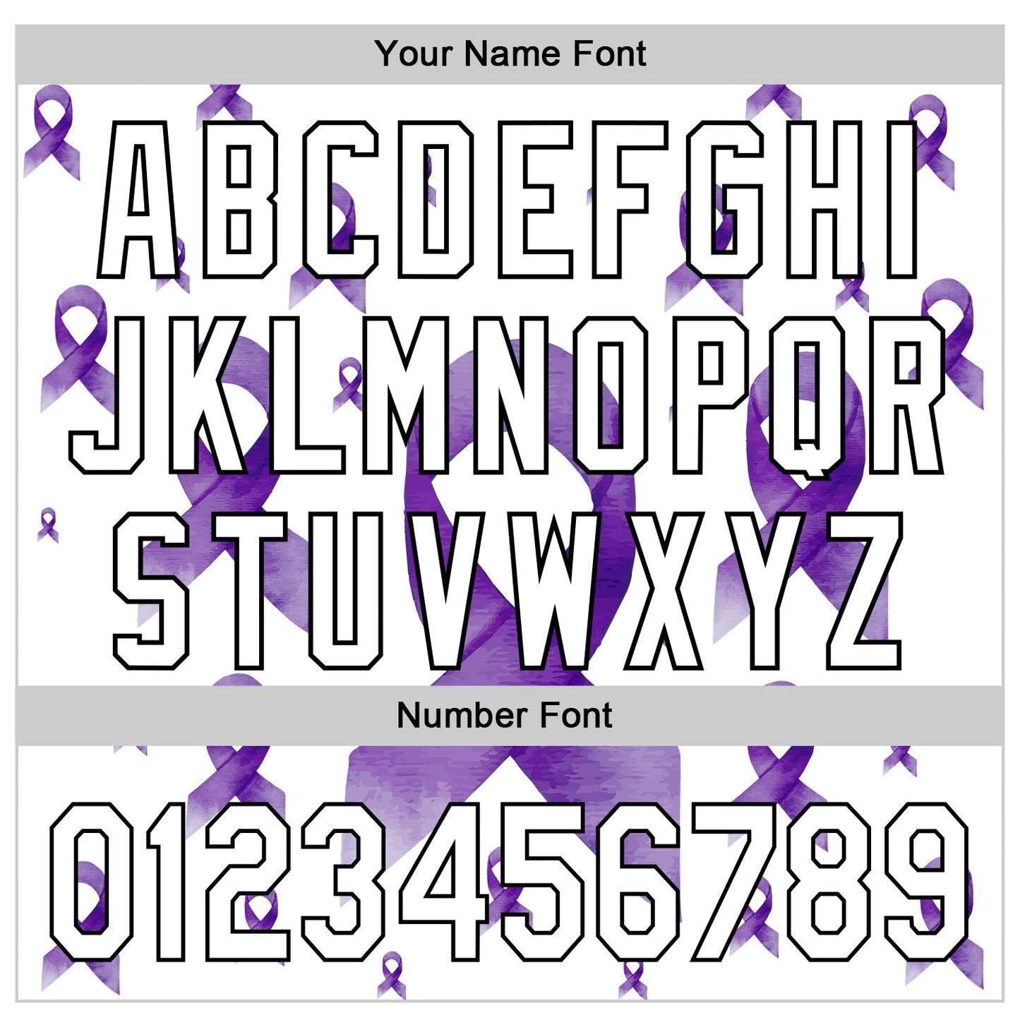 Custom White Purple-Black 3D Gynecological Cancer Ribbon Authentic Baseball Jersey - Sky-Custom