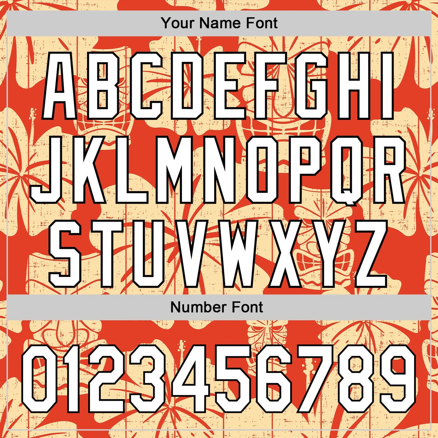 Custom Red White-Black 3D Tropical Hawaii Flower And Tiki Mask Authentic Baseball Jersey - Sky-Custom