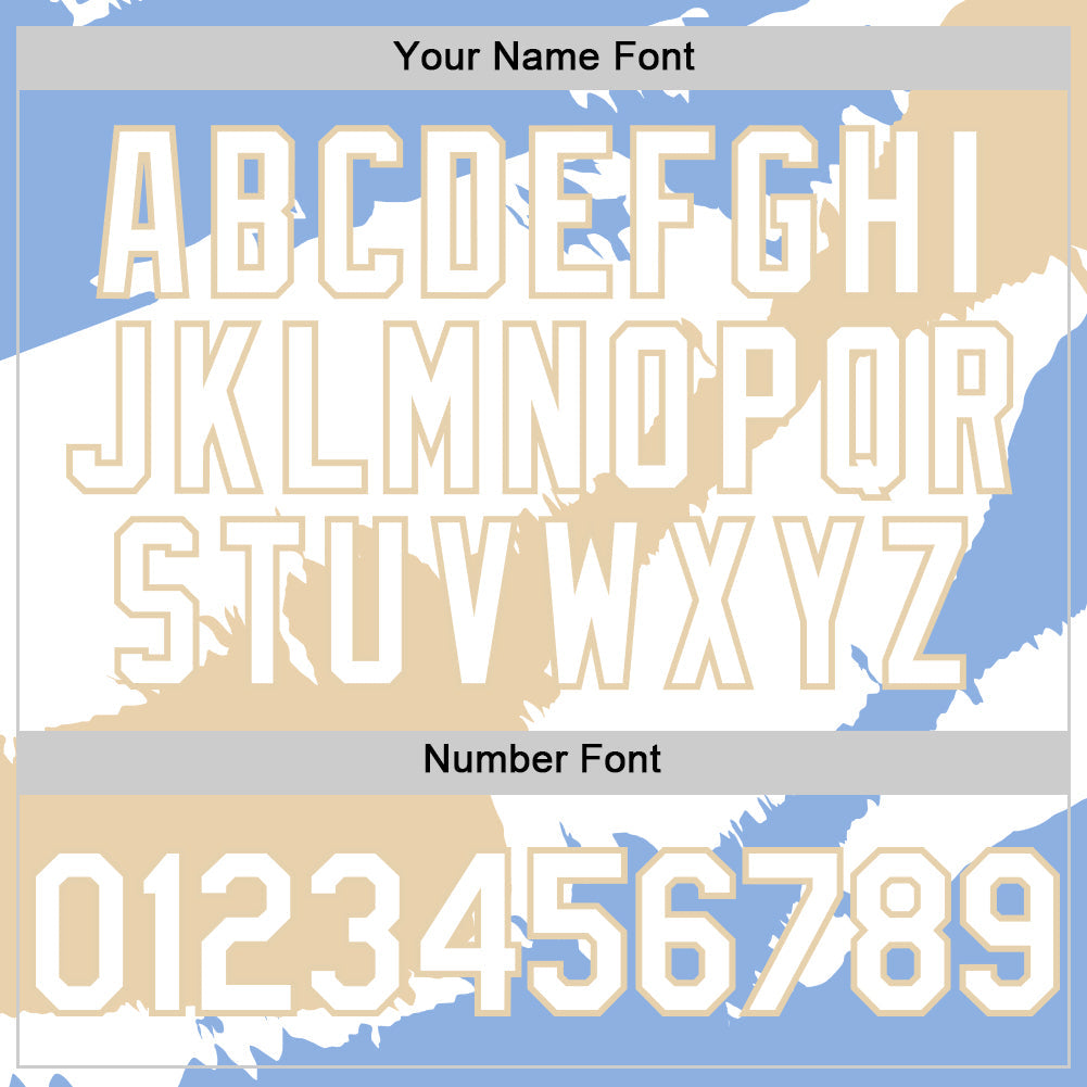 Custom Light Blue White-City Cream 3D Argentina Argentinian Flag Authentic Baseball Jersey - Sky-Custom