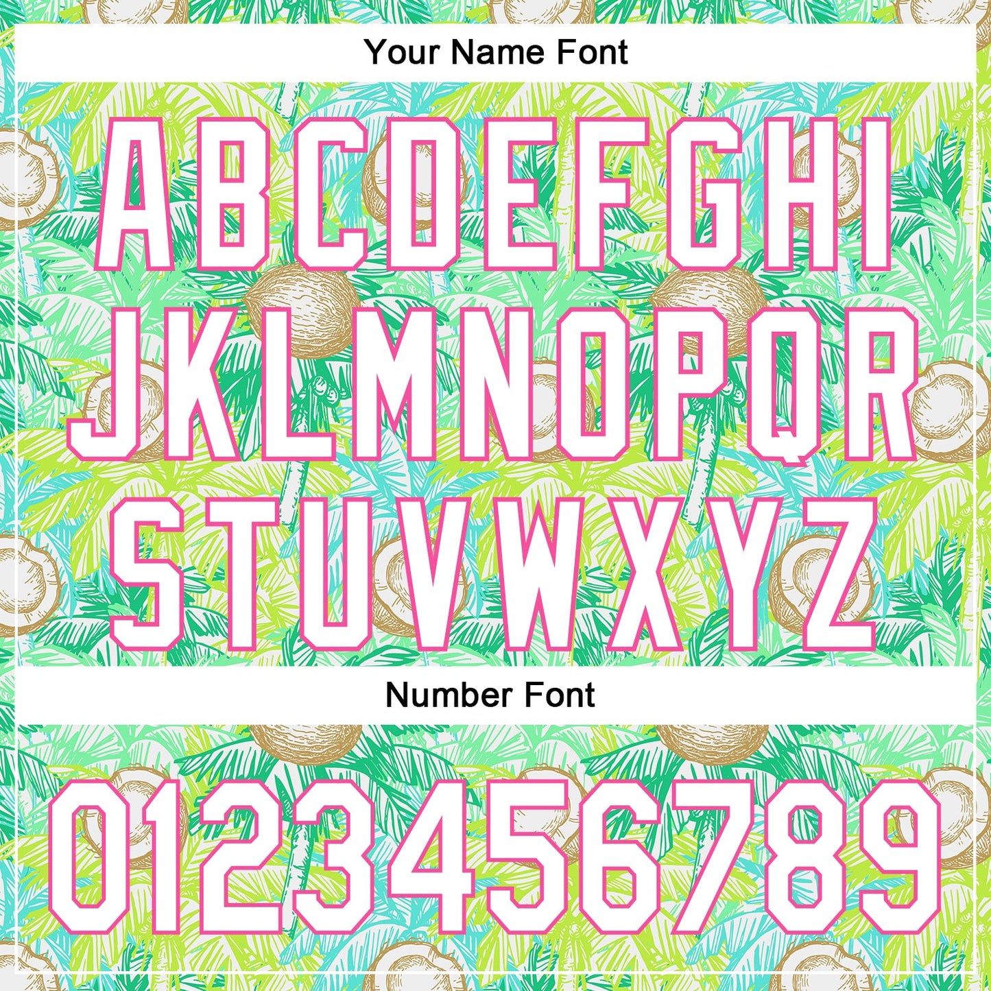 Custom White Pink 3D Hawaii Tropical Coconut Tree Authentic Baseball Jersey - Sky-Custom