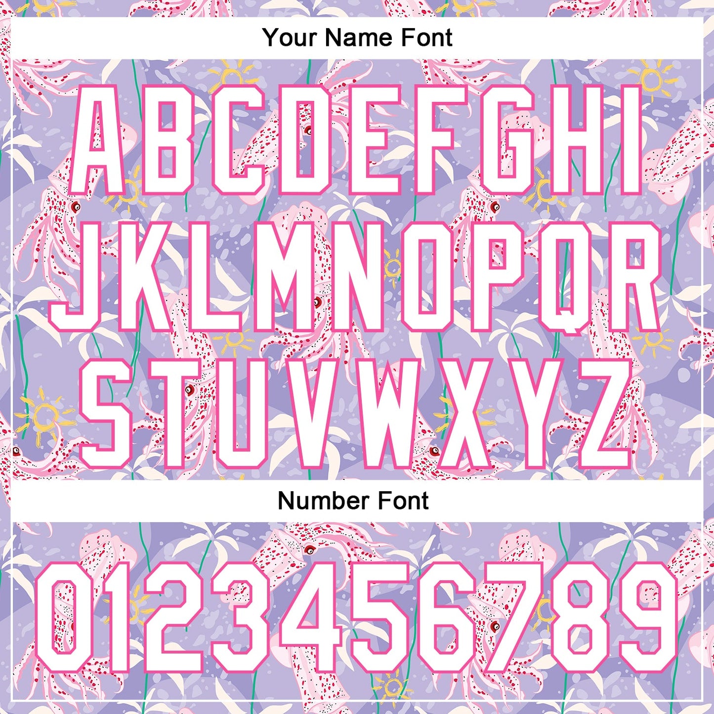 Custom Light Purple White-Pink 3D Hawaii Beach Tropical Octopus Authentic Baseball Jersey - Sky-Custom