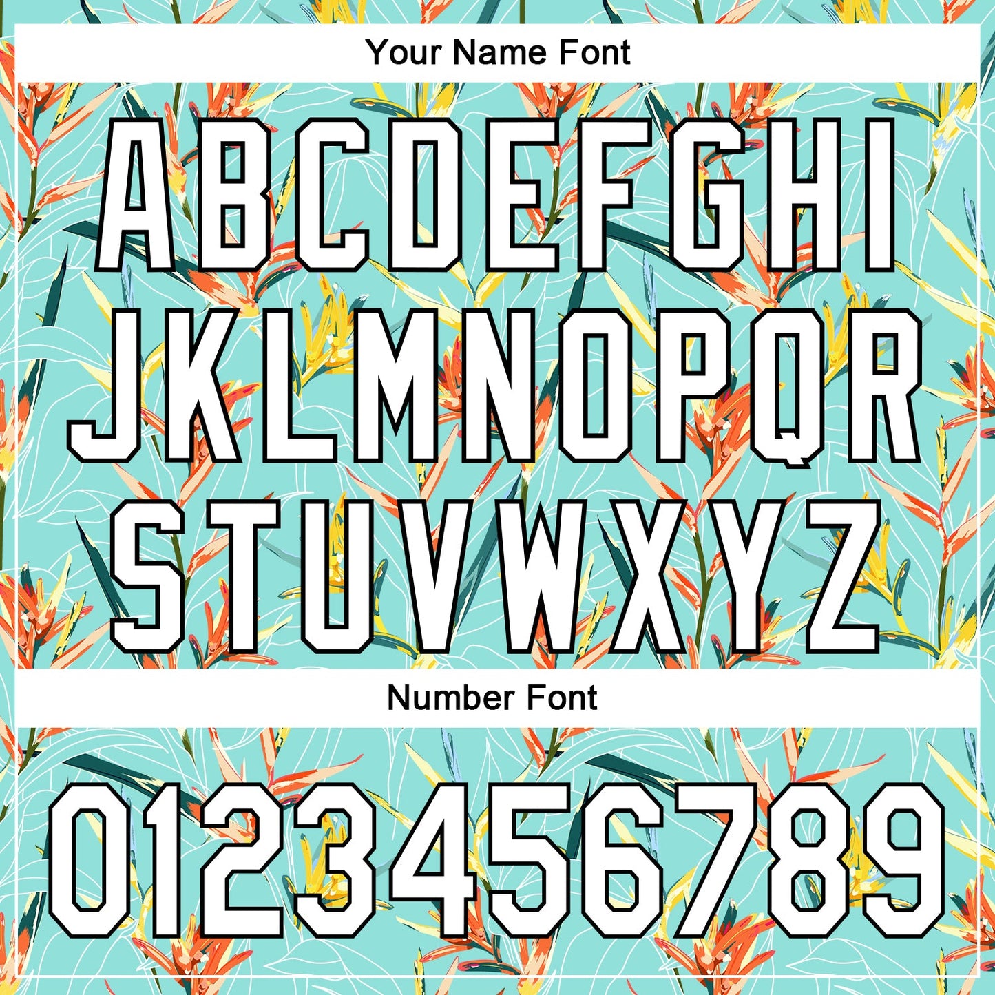 Custom Ice Blue White-Black 3D Hawaii Tropical Leaves Authentic Baseball Jersey - Sky-Custom