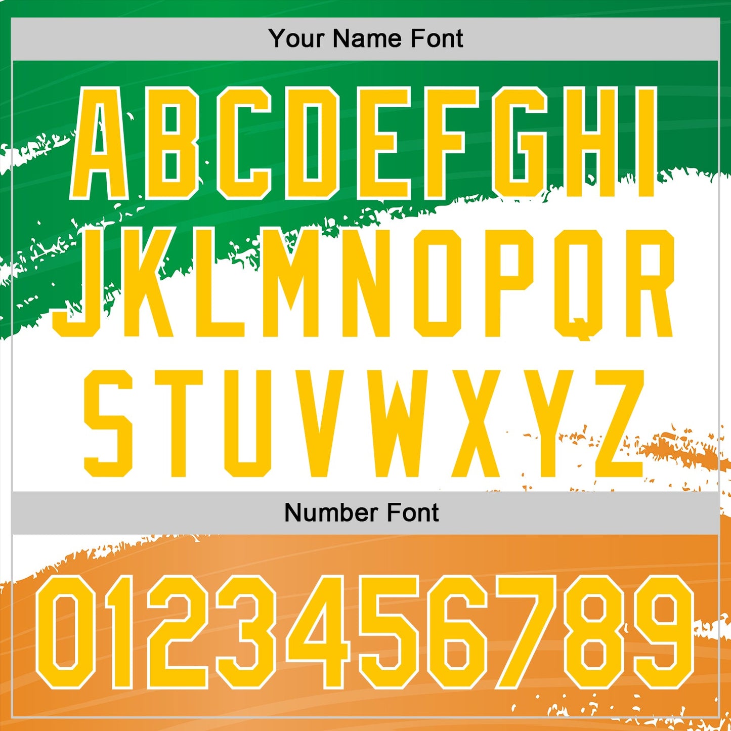 Custom Green Yellow-Texas Orange 3D St. Patrick's Day Shamrock Authentic Baseball Jersey - Sky-Custom