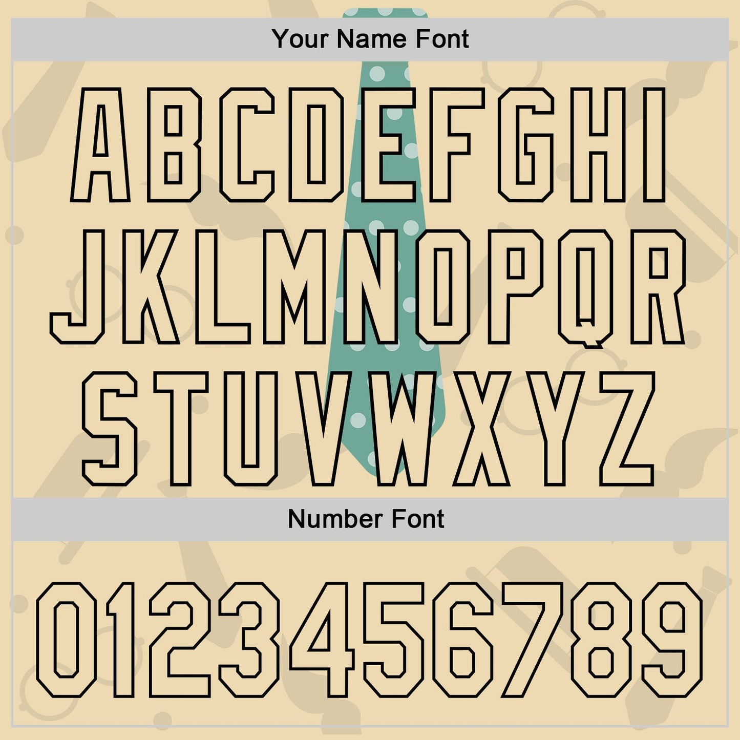 Custom Cream Black 3D Pattern Design Father's Day Tie Authentic Baseball Jersey - Sky-Custom