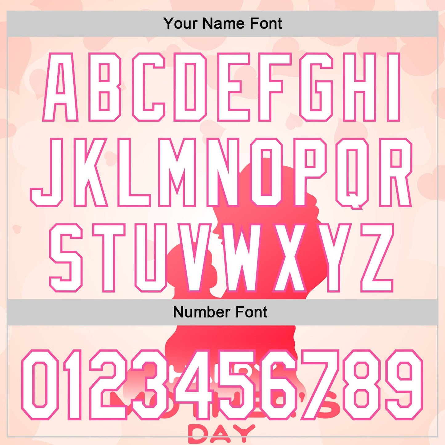 Custom Cream White-Pink 3D Pattern Design Mother's Day Family Love Authentic Baseball Jersey - Sky-Custom