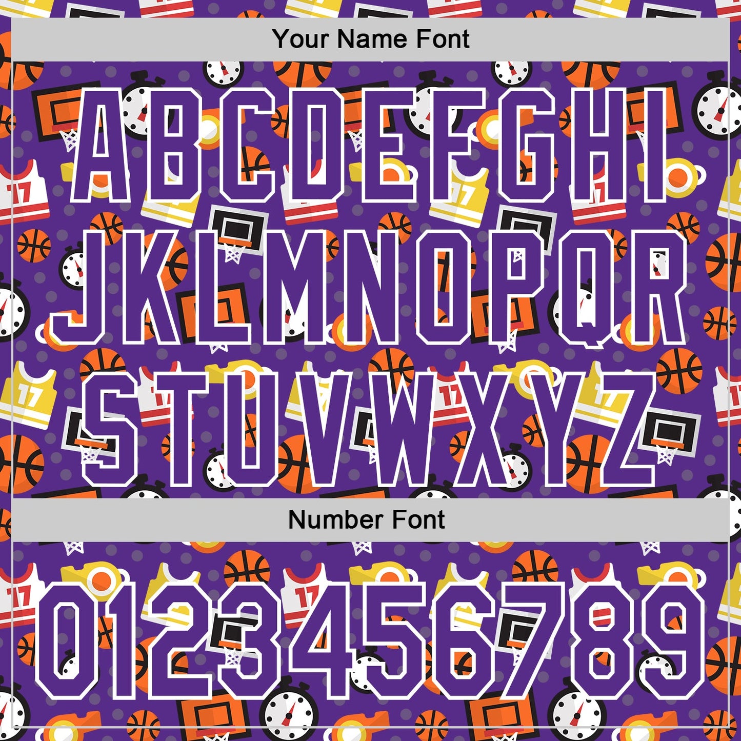 Custom Purple White Comic Doodle Ballgame 3D Pattern Design Authentic Baseball Jersey - Sky-Custom