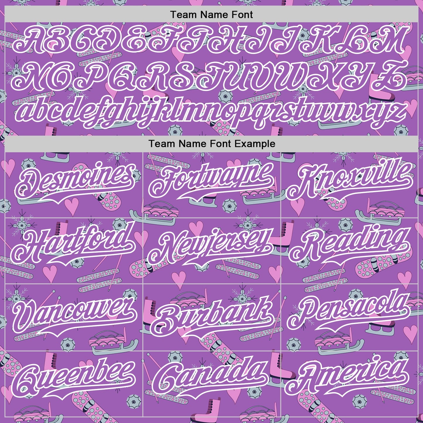 Custom Medium Purple White Comic Doodle Ballgame 3D Pattern Design Authentic Baseball Jersey - Sky-Custom