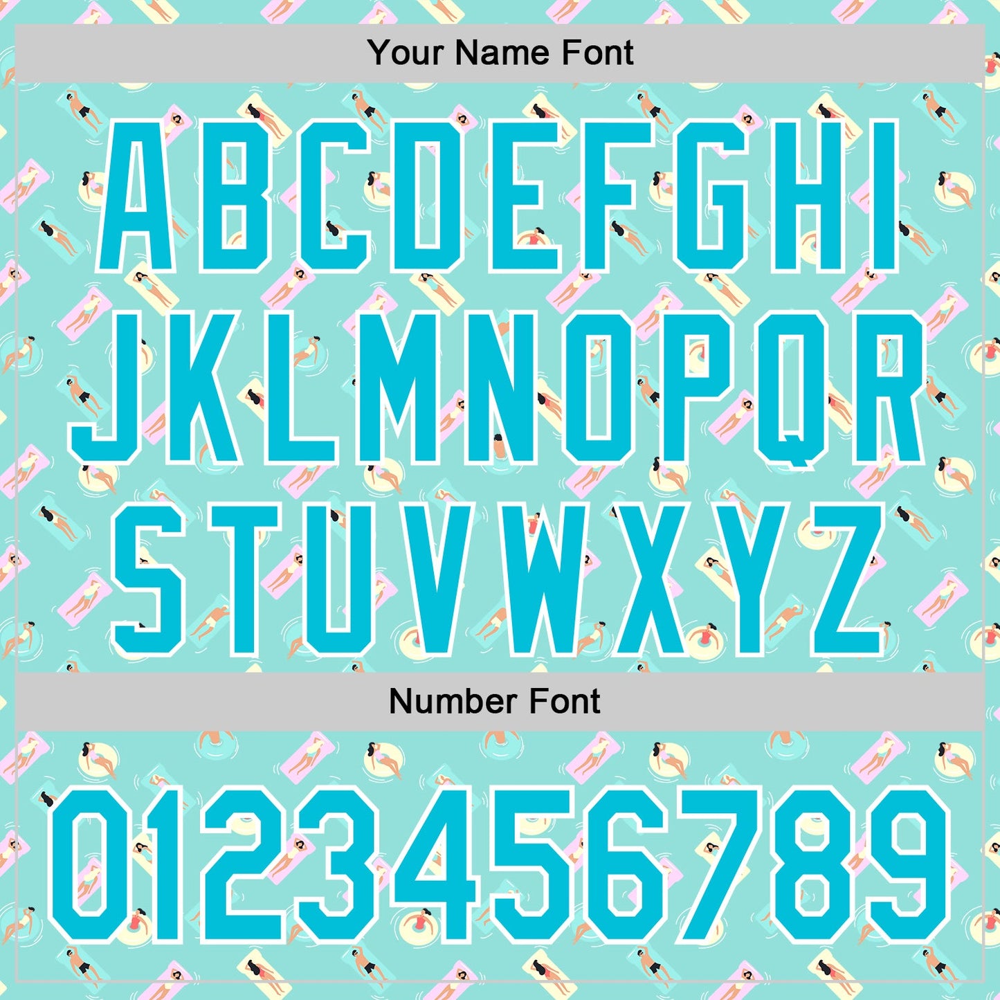 Custom Ice Blue Lakes Blue-White 3D Hawaii Beach Holiday Authentic Baseball Jersey - Sky-Custom