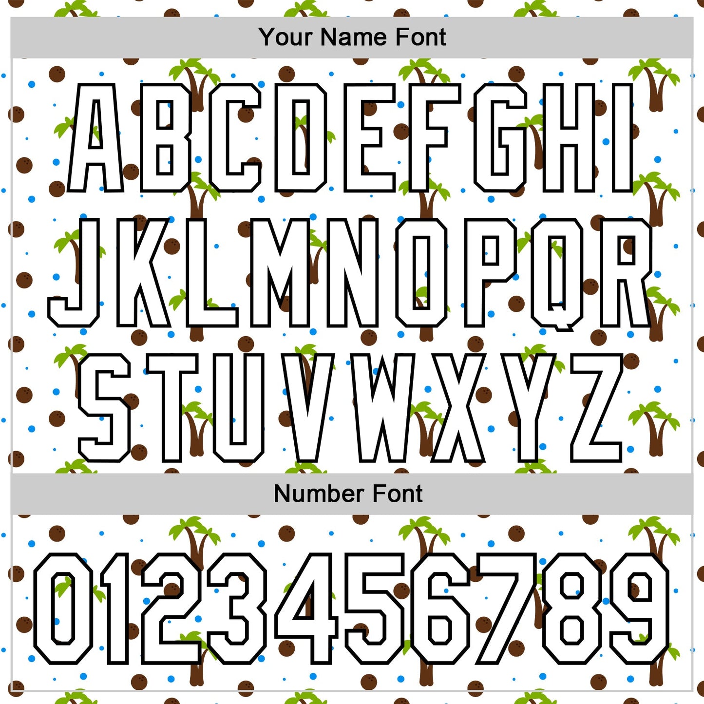 Custom White Black 3D Hawaii Tropical Palm Tree Authentic Baseball Jersey - Sky-Custom