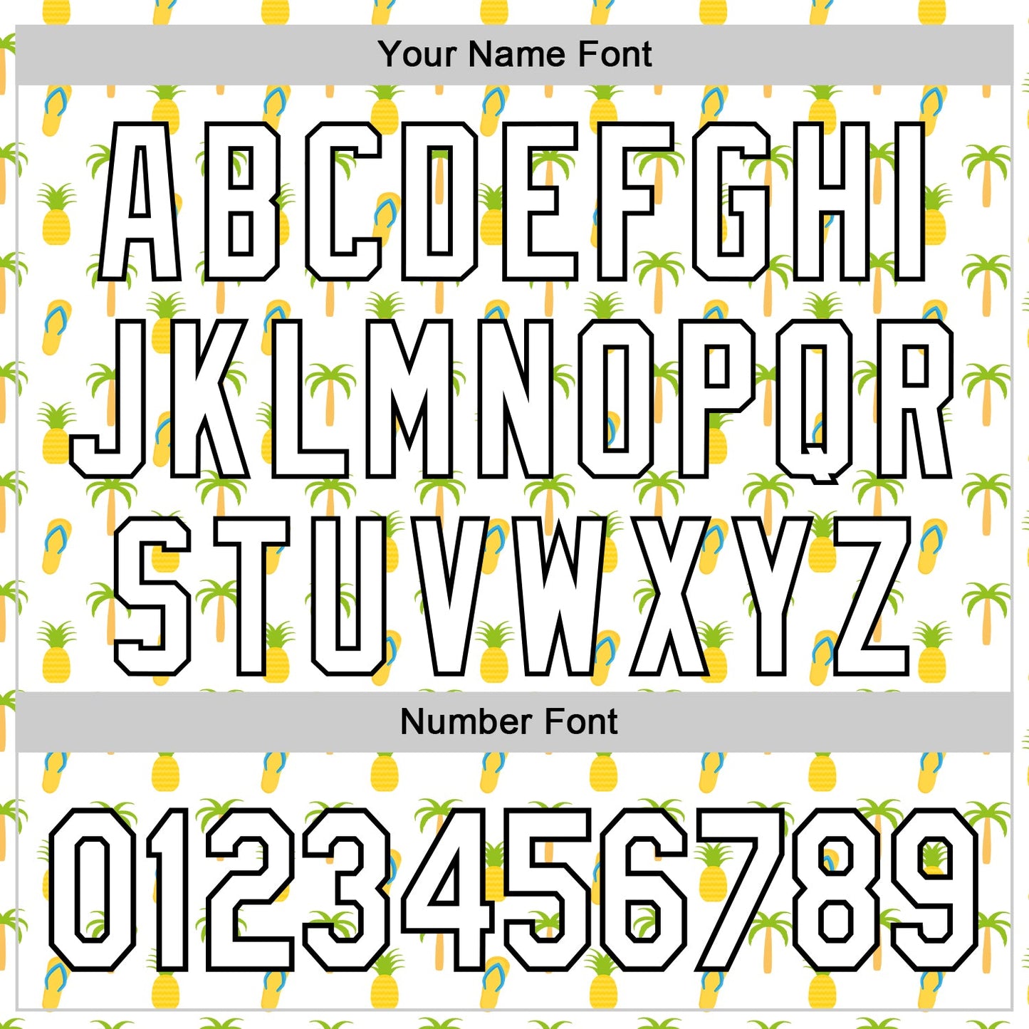 Custom White Black 3D Hawaii Tropical Palm Tree And Fruit Pineapple Authentic Baseball Jersey - Sky-Custom