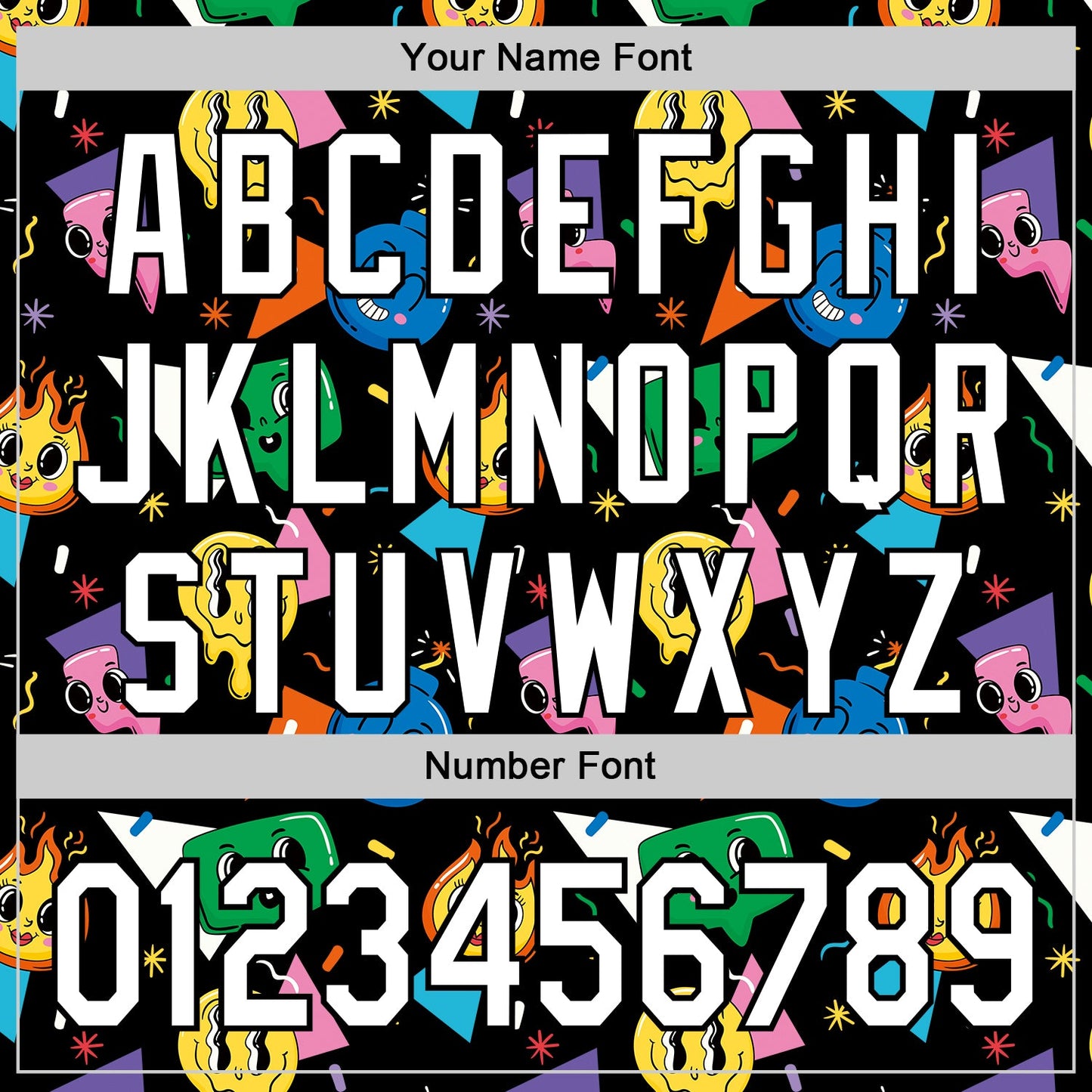 Custom Black White 3D Pattern Design Funny Cartoon Emoji Face Authentic Baseball Jersey - Sky-Custom