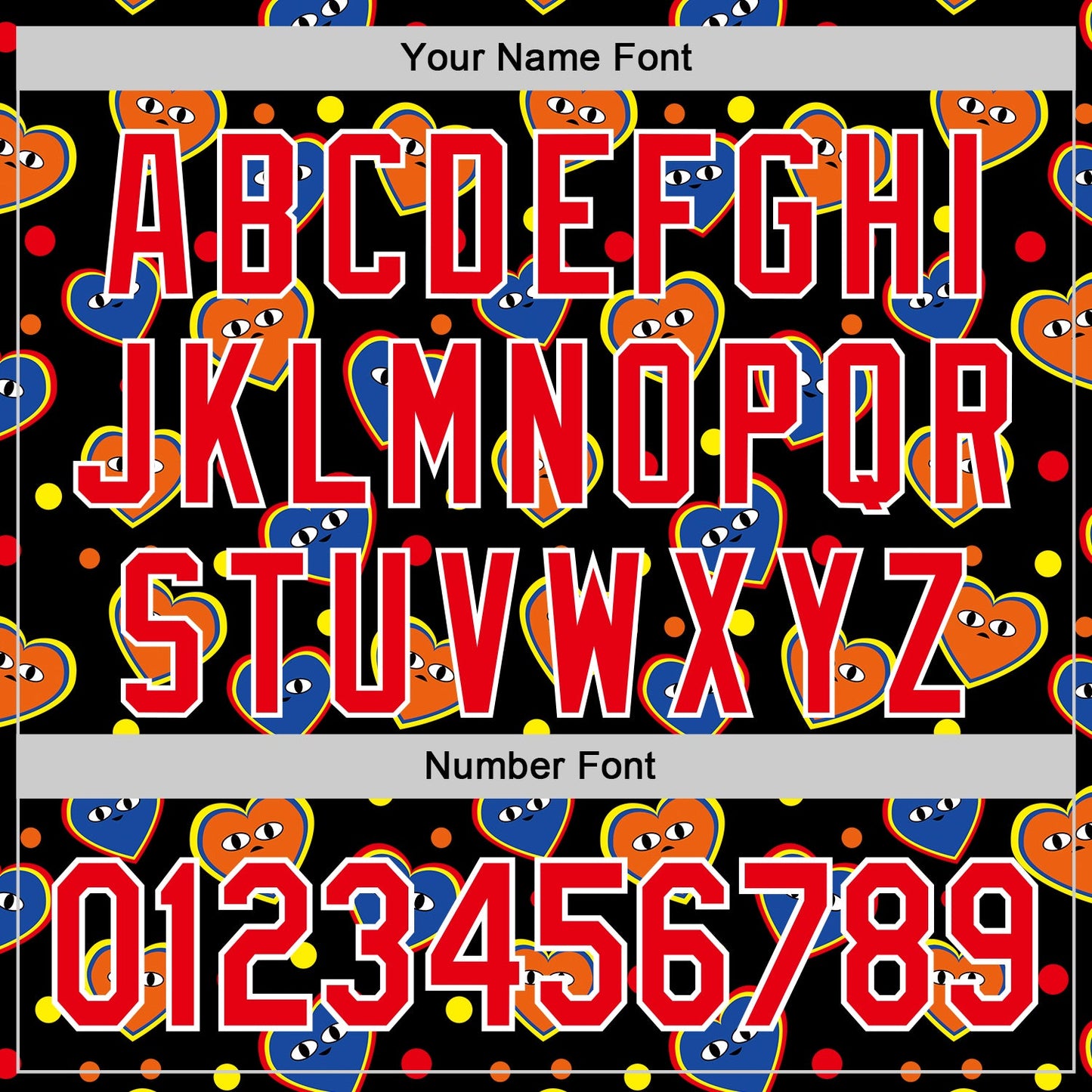 Custom Black Fire Red-White 3D Pattern Design Funny Cartoon Heart Authentic Baseball Jersey - Sky-Custom