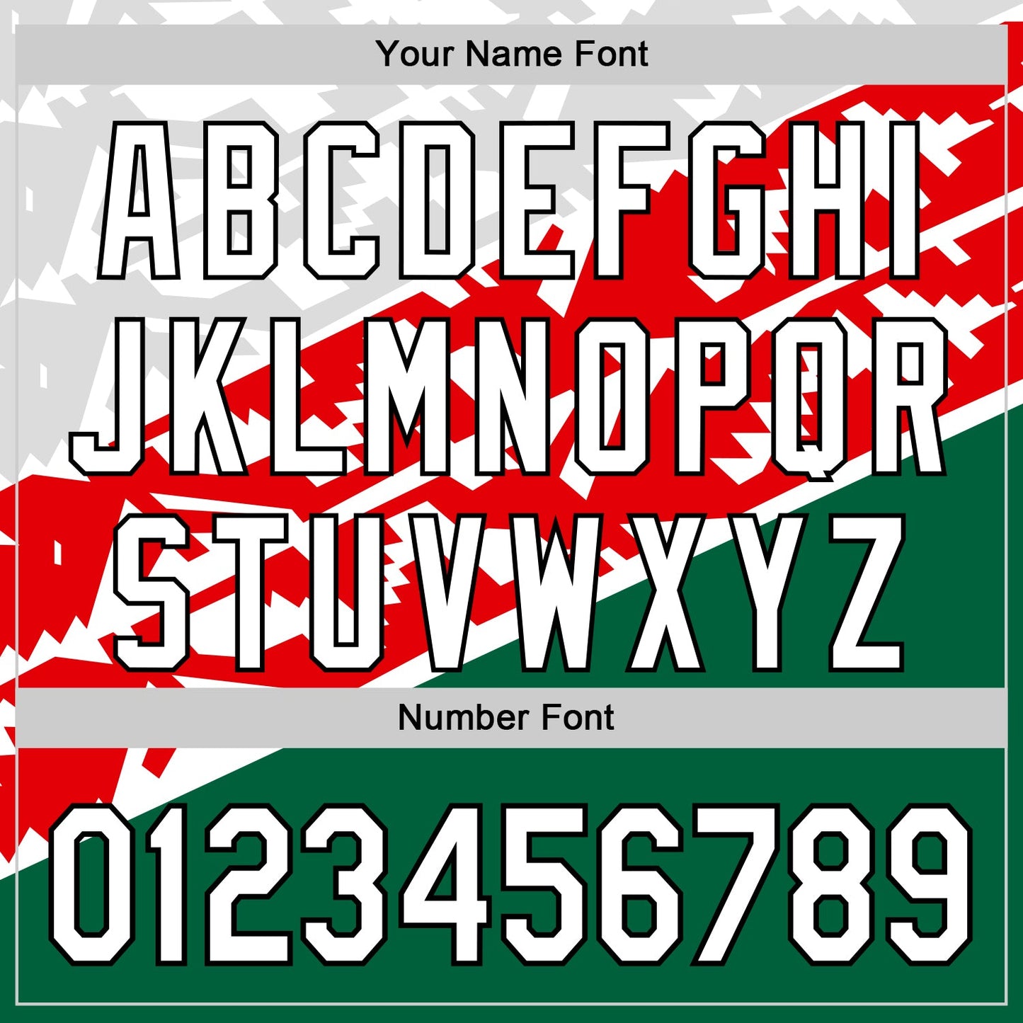 Custom White Red Kelly Green-Black 3D Mexico Authentic Baseball Jersey - Sky-Custom