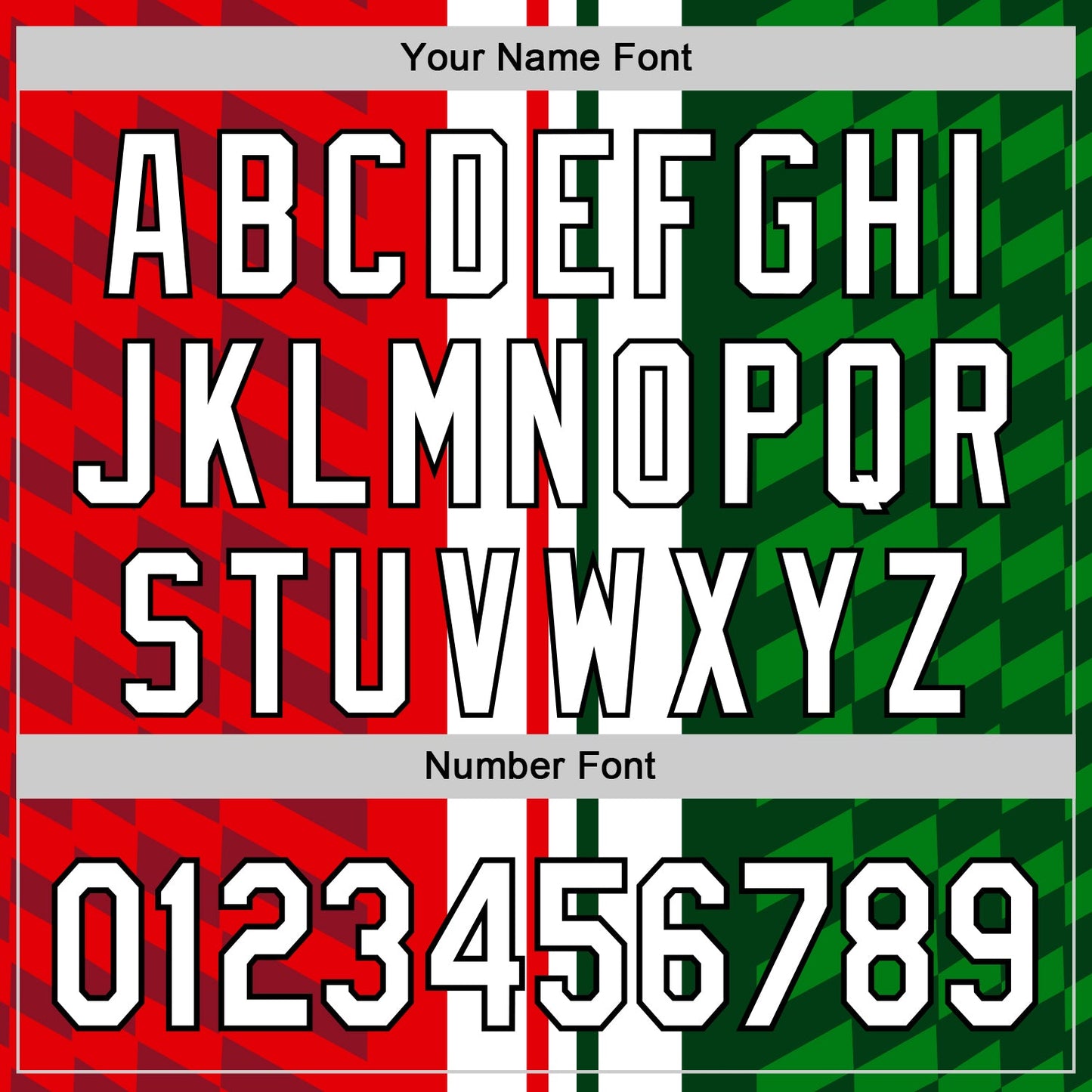 Custom White Red Green-Black 3D Mexico Authentic Baseball Jersey - Sky-Custom