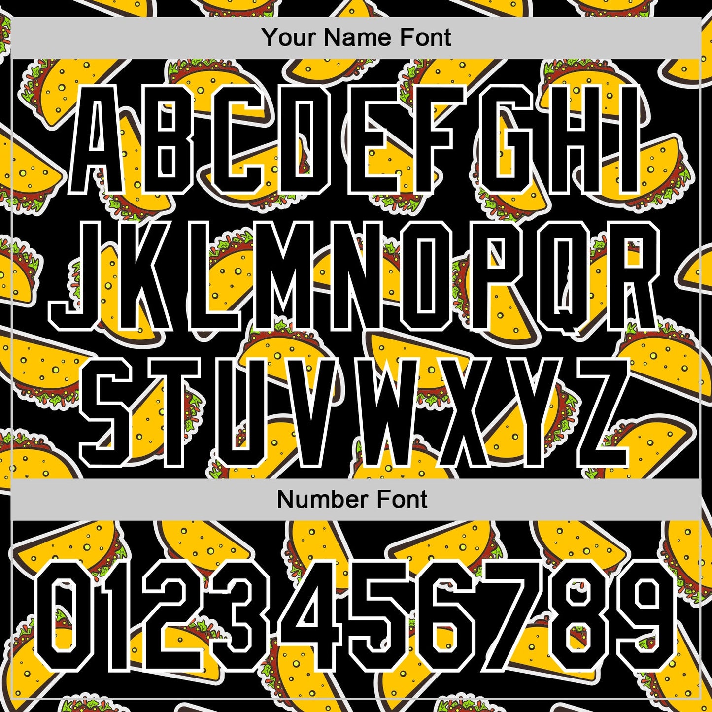 Custom Black White 3D Mexican Festival Taco Cinco de Mayo Authentic Baseball Jersey - Sky-Custom