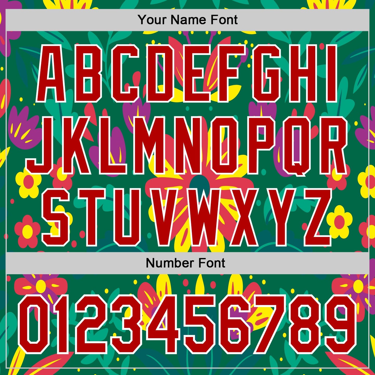 Custom Kelly Green Red-White 3D Mexican Festival Flower Cinco de Mayo Authentic Baseball Jersey - Sky-Custom