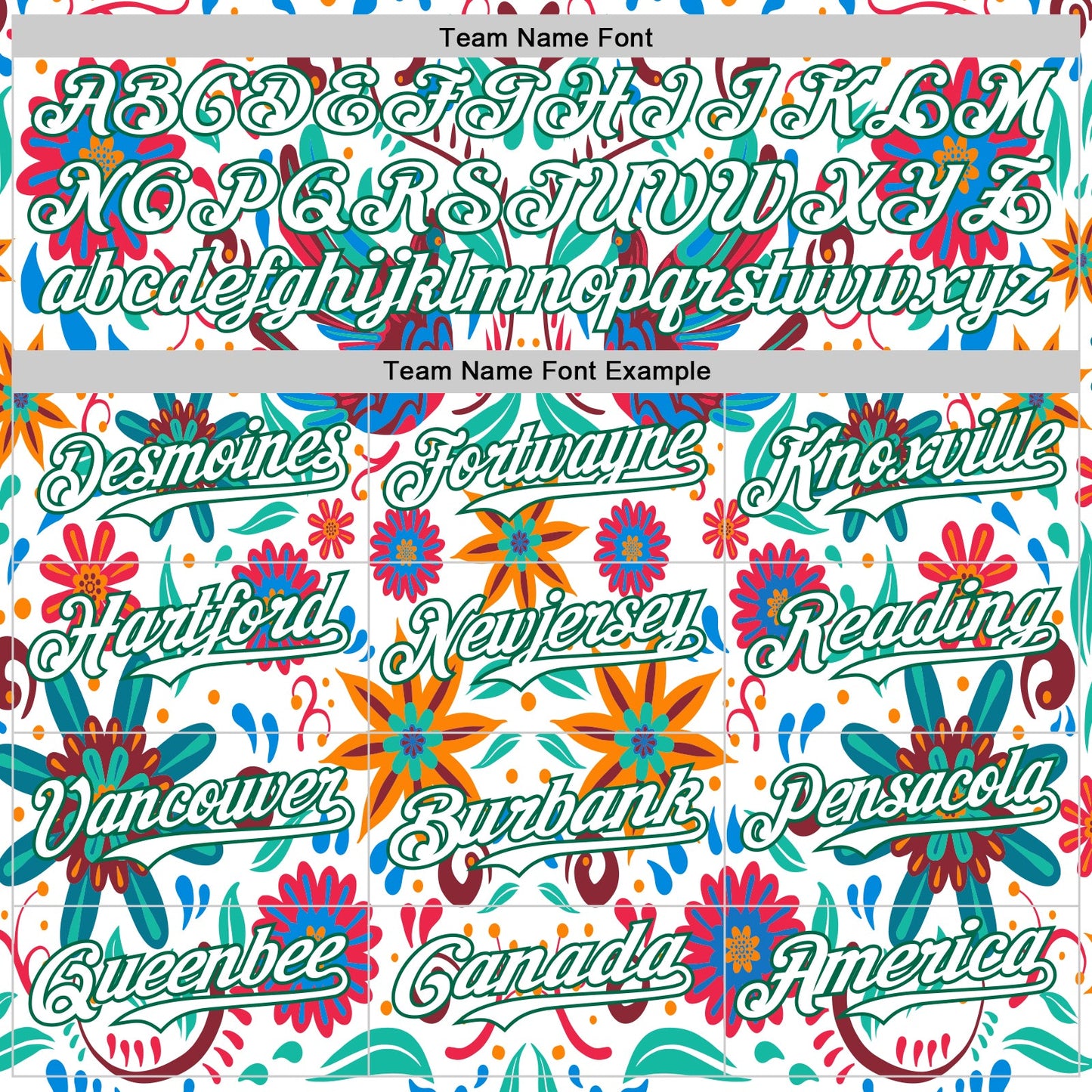 Custom White Kelly Green 3D Mexican Festival Flower Cinco de Mayo Authentic Baseball Jersey - Sky-Custom