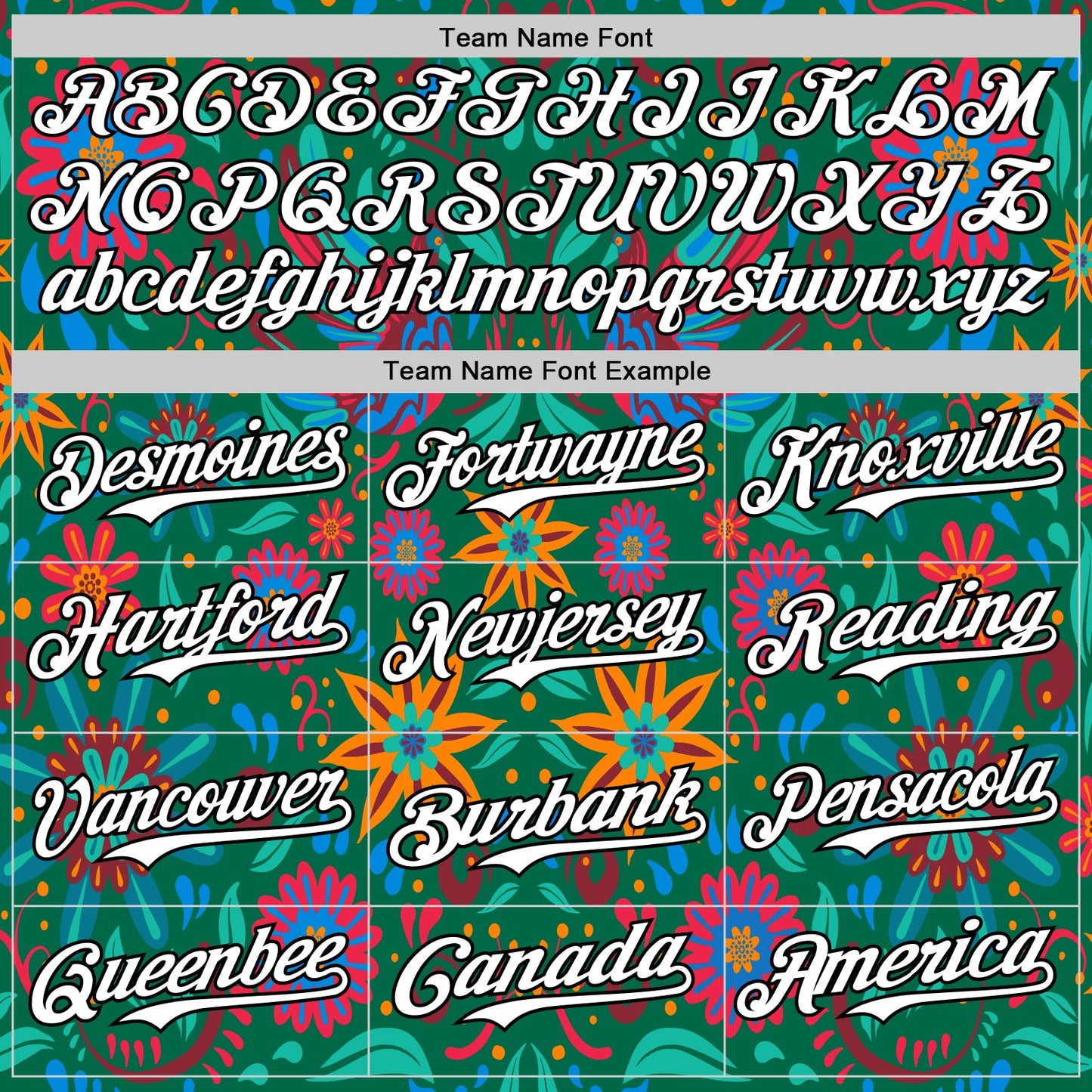 Custom Kelly Green White-Black 3D Mexican Festival Flower Cinco de Mayo Authentic Baseball Jersey - Sky-Custom