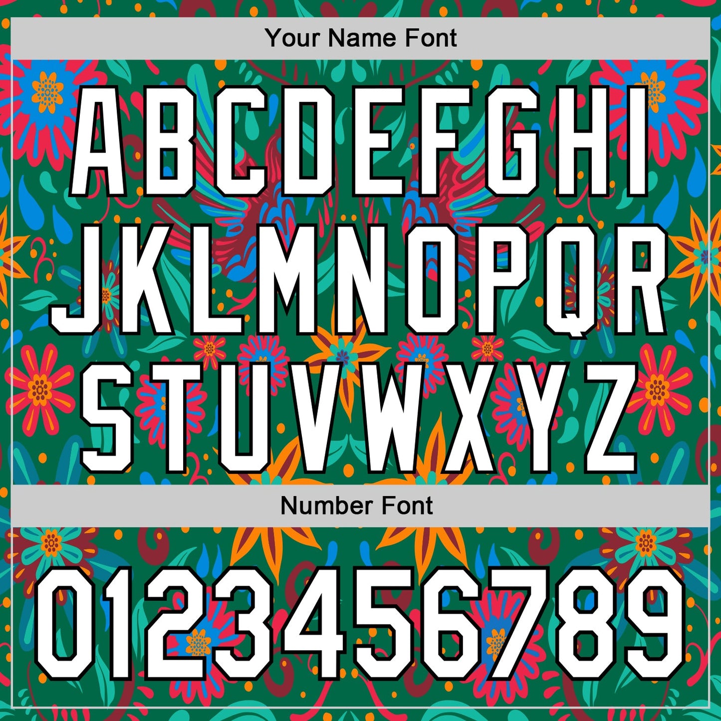 Custom Kelly Green White-Black 3D Mexican Festival Flower Cinco de Mayo Authentic Baseball Jersey - Sky-Custom