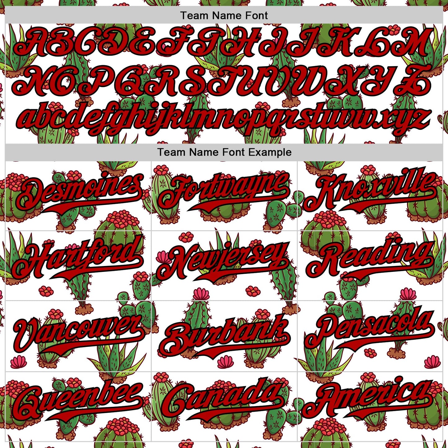 Custom White Red-Black 3D Mexican Cactus Authentic Baseball Jersey - Sky-Custom