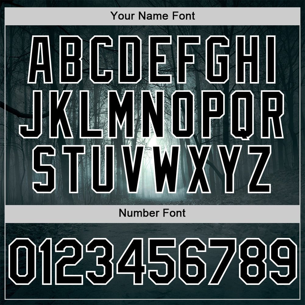 Custom Black White 3D Spooky Skull Authentic Baseball Jersey - Sky-Custom