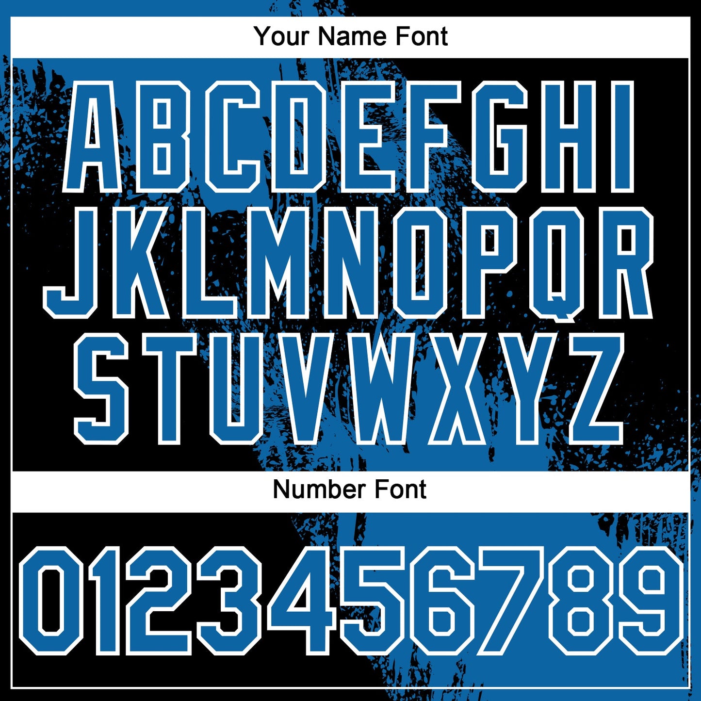 Custom Blue Black-White 3D Pattern Design Abstract Brush Stroke Authentic Baseball Jersey - Sky-Custom