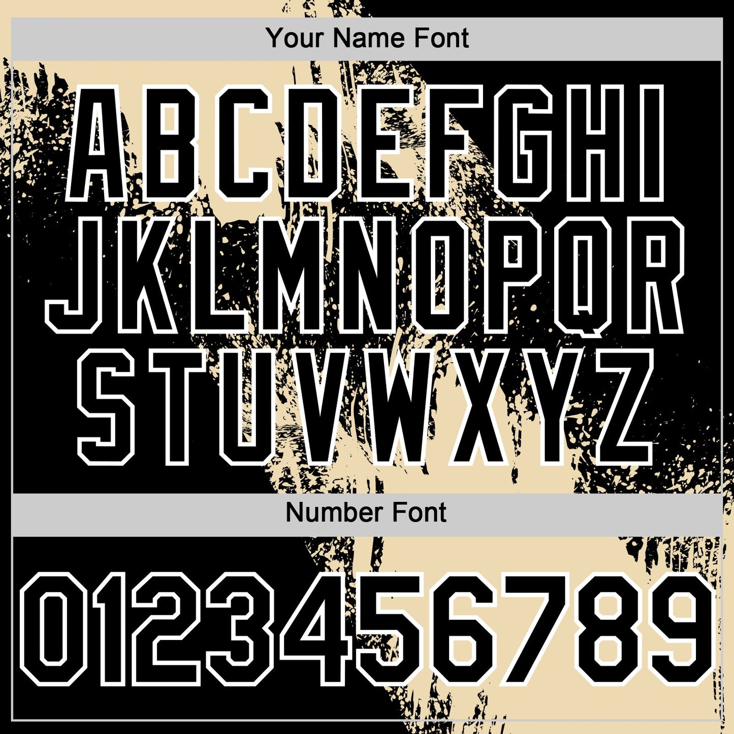 Custom Cream Black-White 3D Pattern Design Abstract Brush Stroke Authentic Baseball Jersey - Sky-Custom